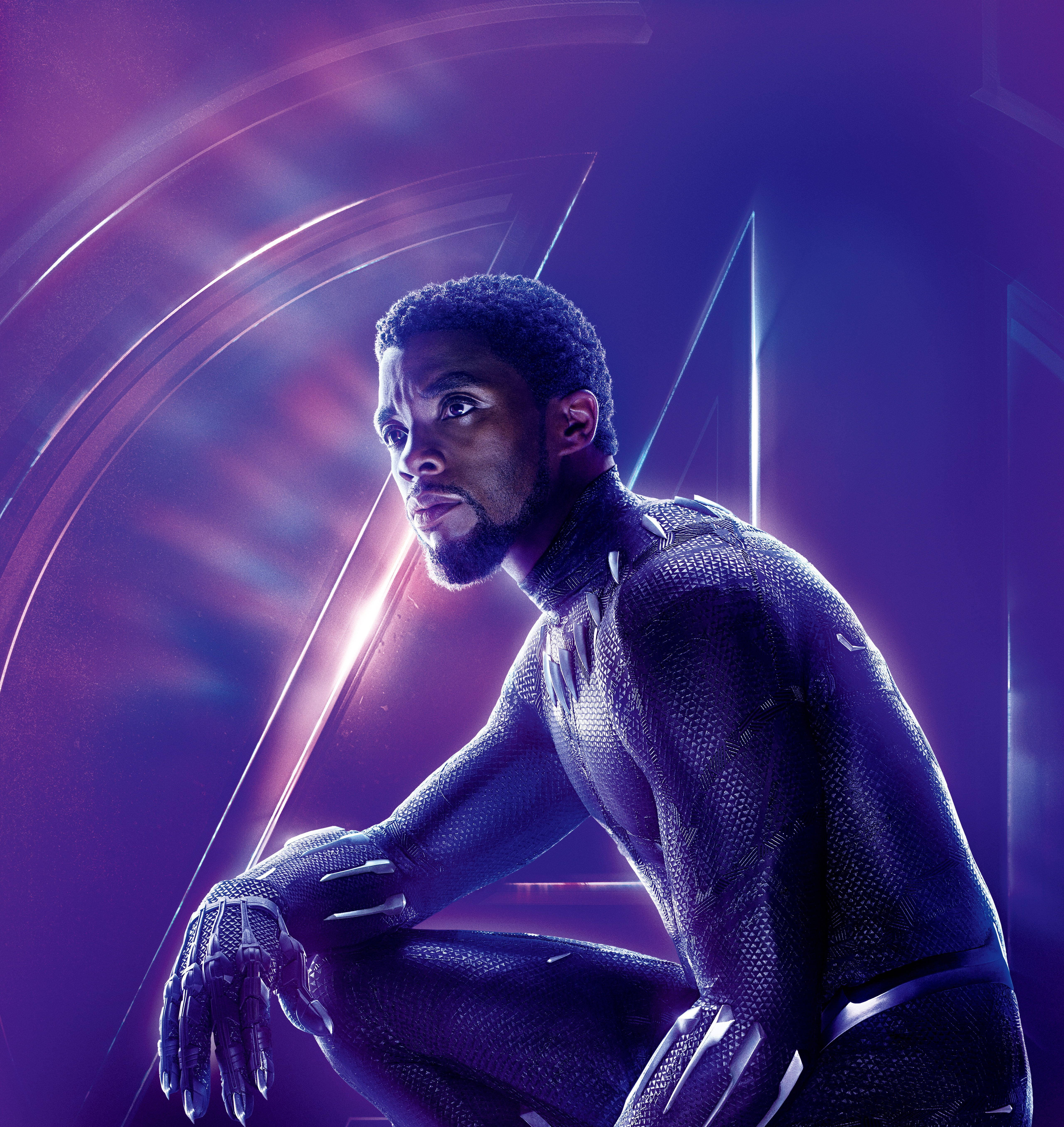 Chadwick Boseman Hoëgehalte Plakkaat Muurpapier