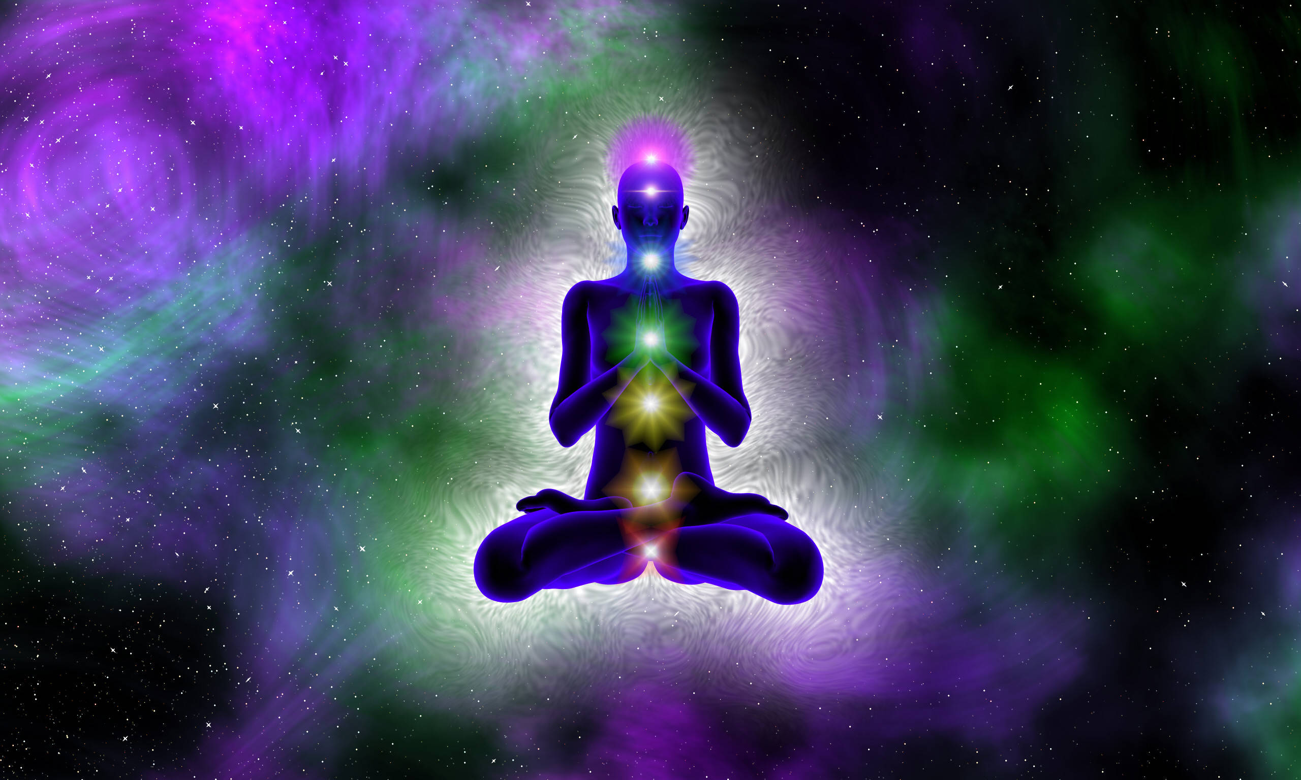 Chakra Energiepunte Muurpapier