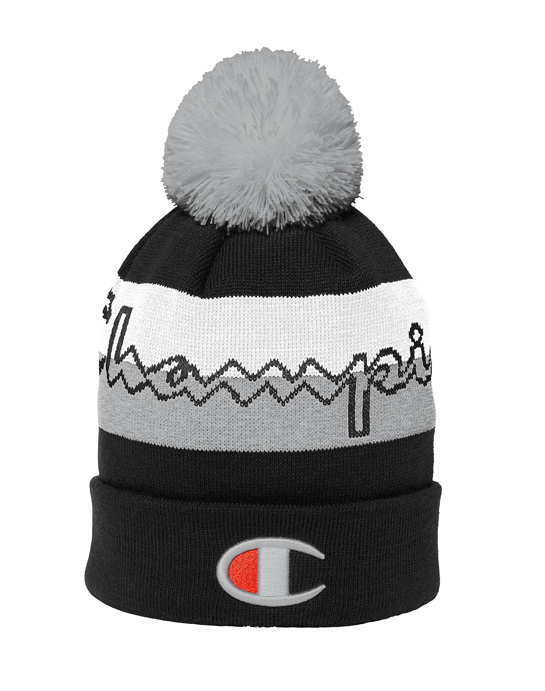 Champion Swart Beanie Hoed Muurpapier