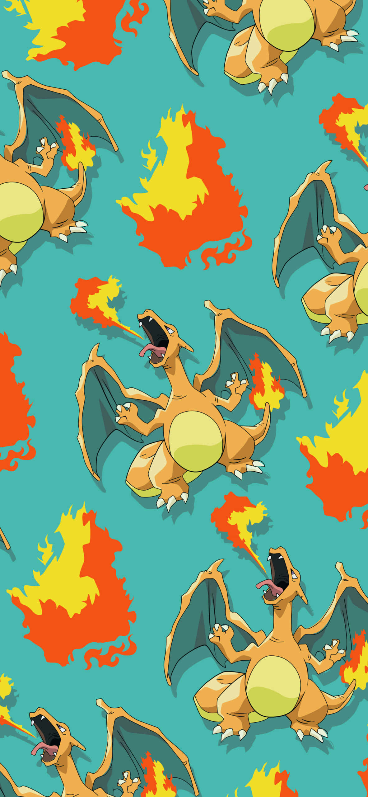 Charizard prente Muurpapier