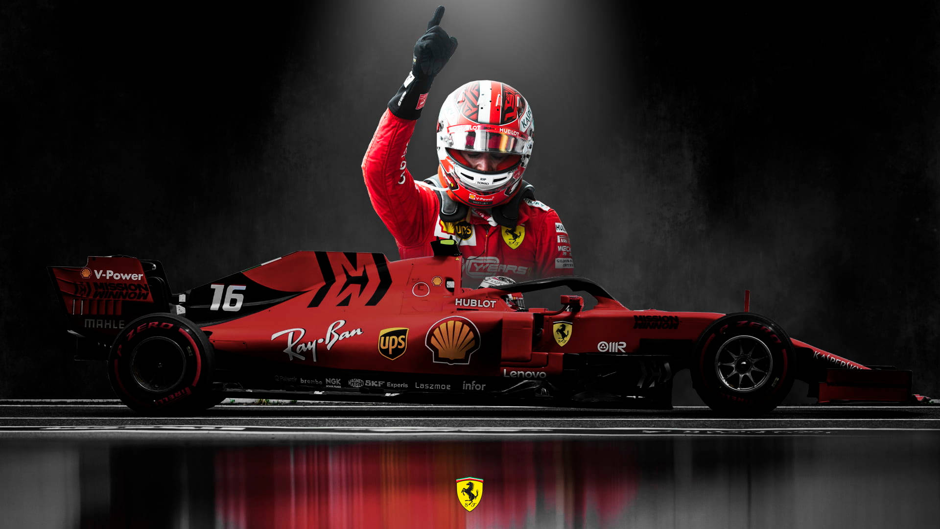 Charles Leclerc Wys Opwaarts Sykar
