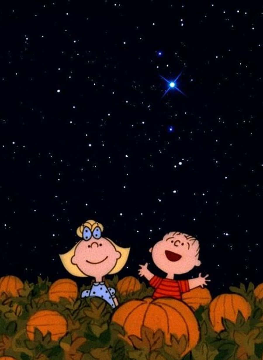 Charlie Brown Halloween-foto's Muurpapier