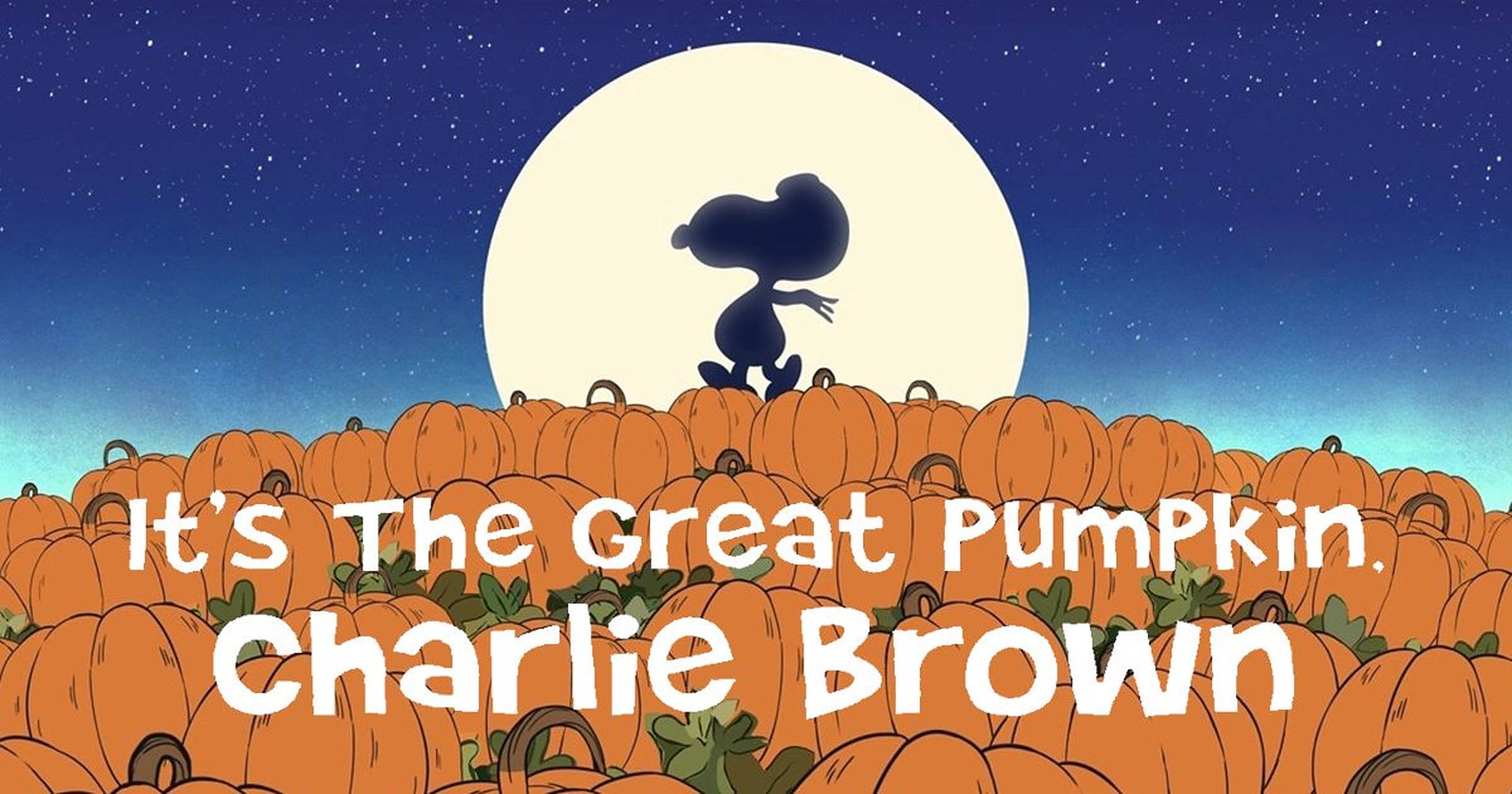 Charlie Brown Halloween Pampoene Muurpapier