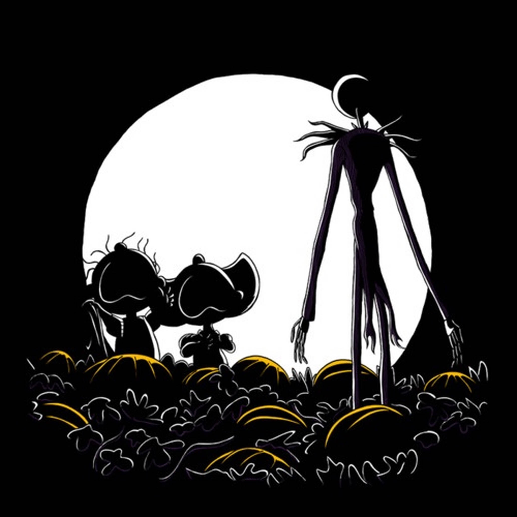 Charlie Brown Halloween Vektorkuns Muurpapier