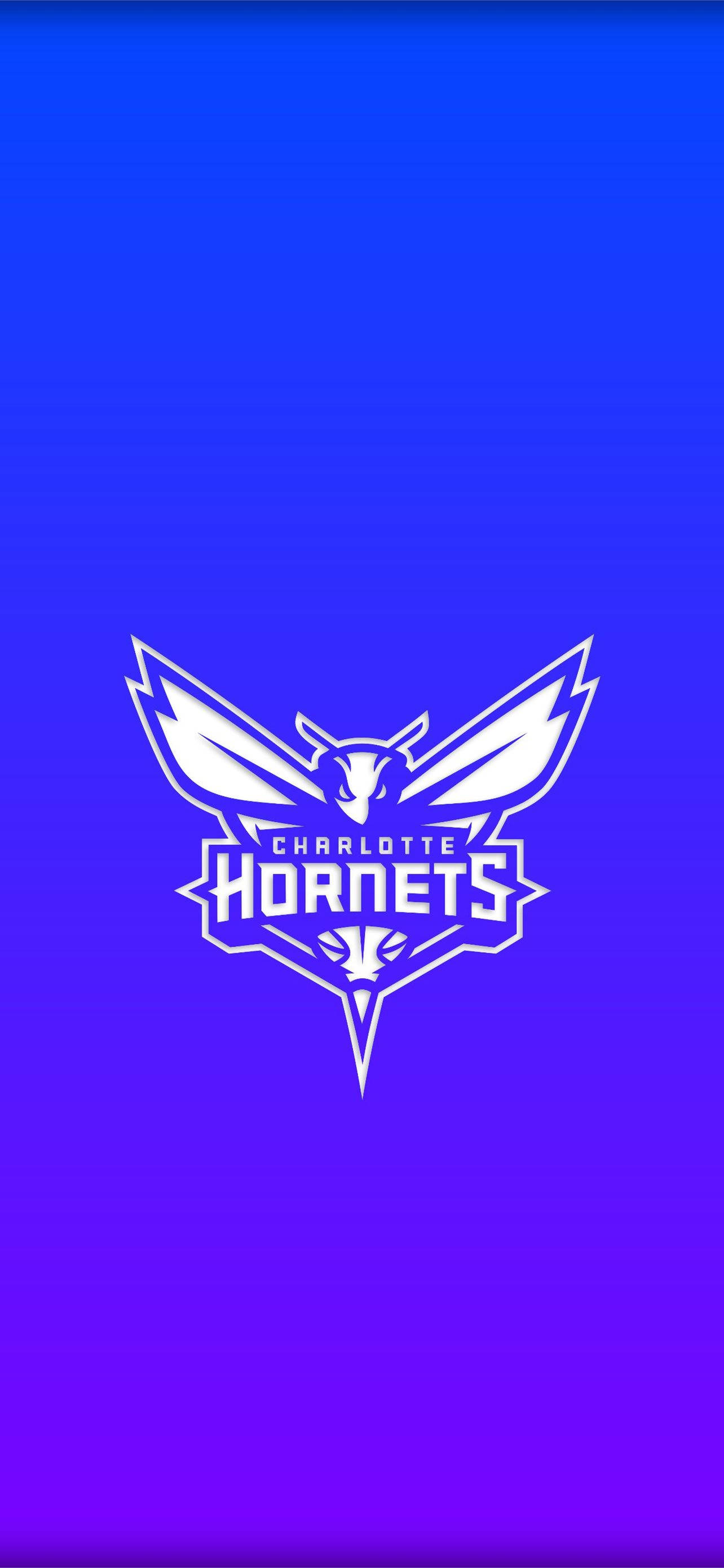 Charlotte Hornets Gradiënt Blou Muurpapier