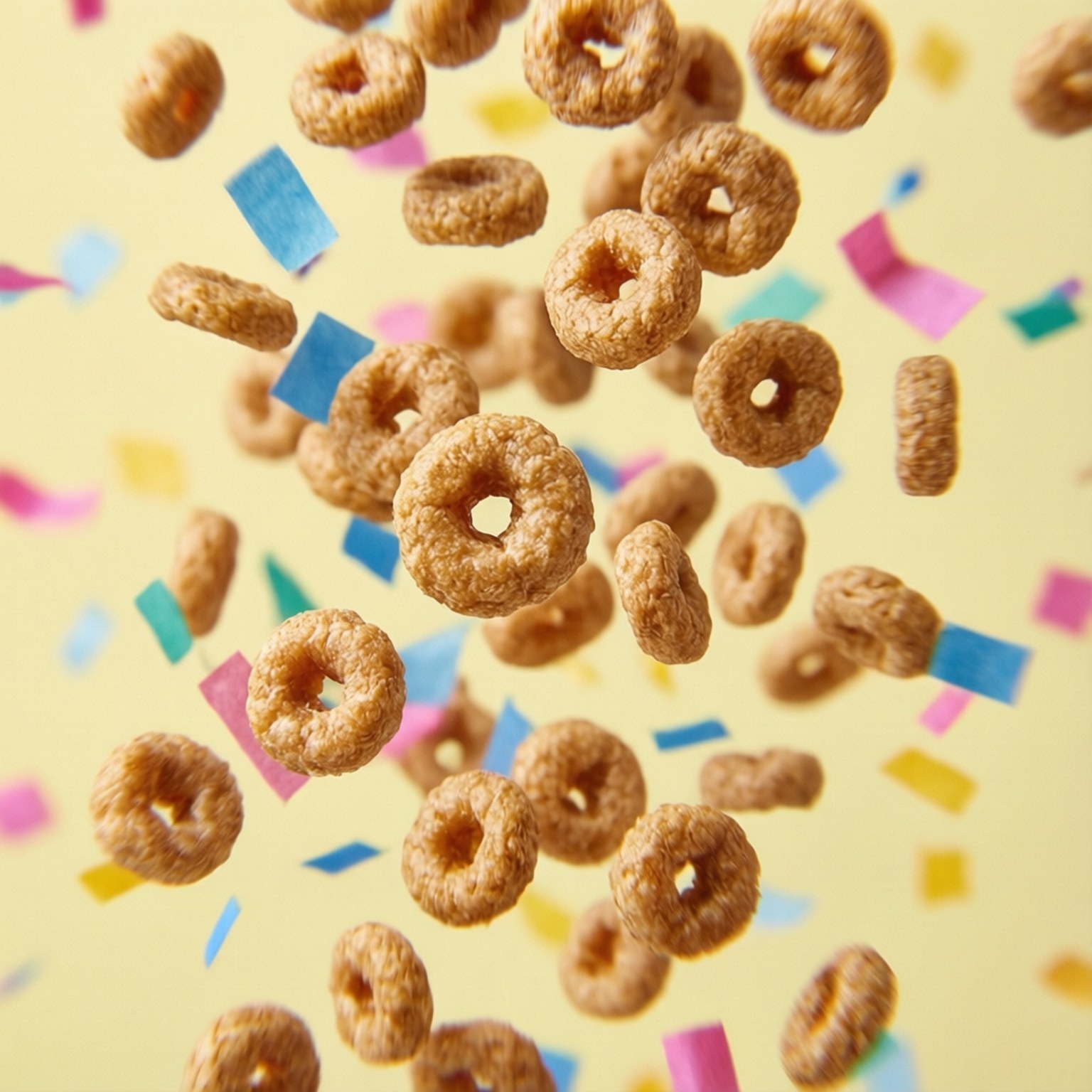 Cheerios Konfetti Muurpapier