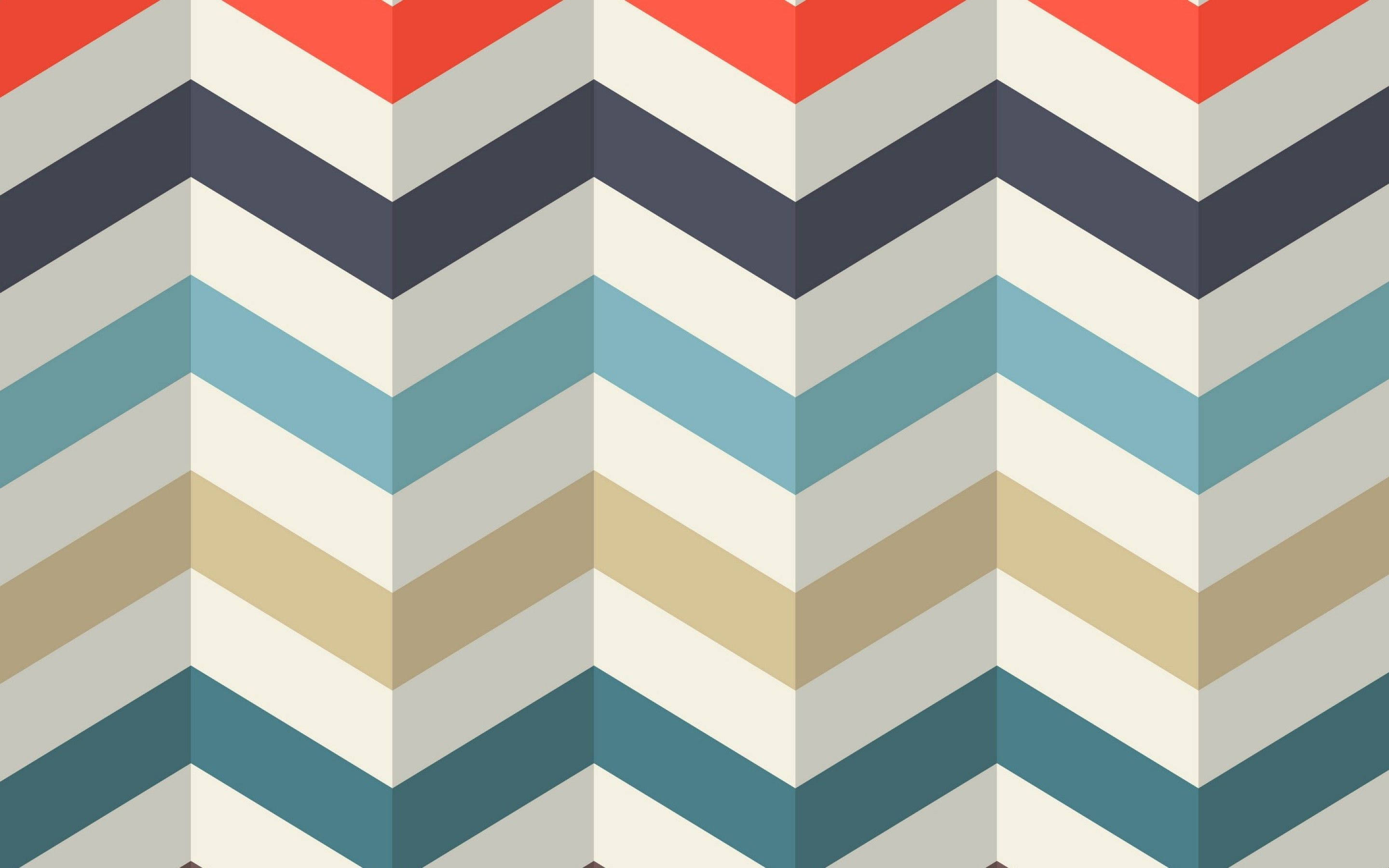 Chevron Koel Patroon Muurpapier