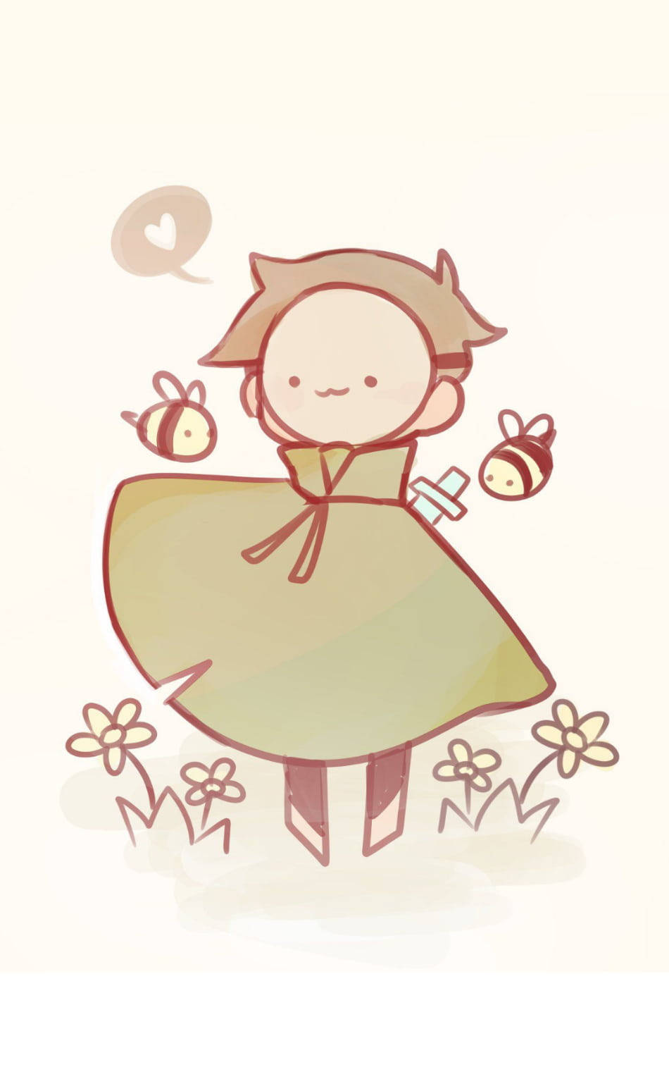 Chibi Droom Minecraft Muurpapier