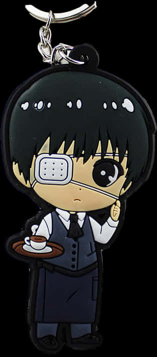 Chibi Kaneki Sleutelhanger Muurpapier