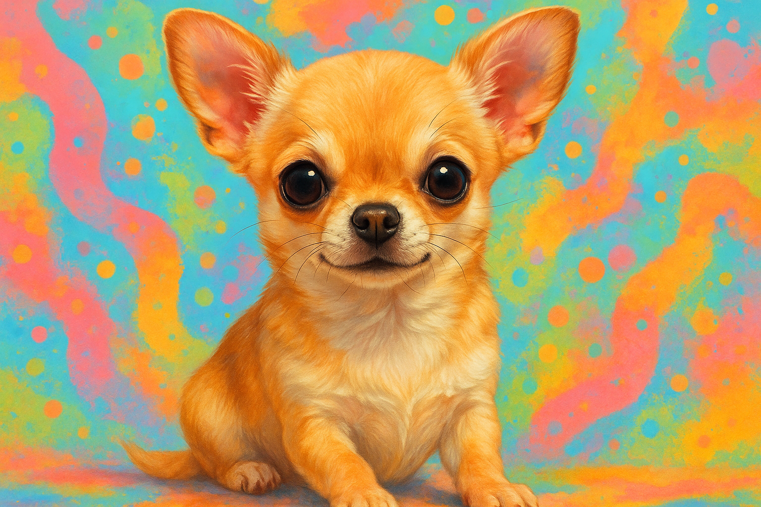chihuahua agtergrond Muurpapier