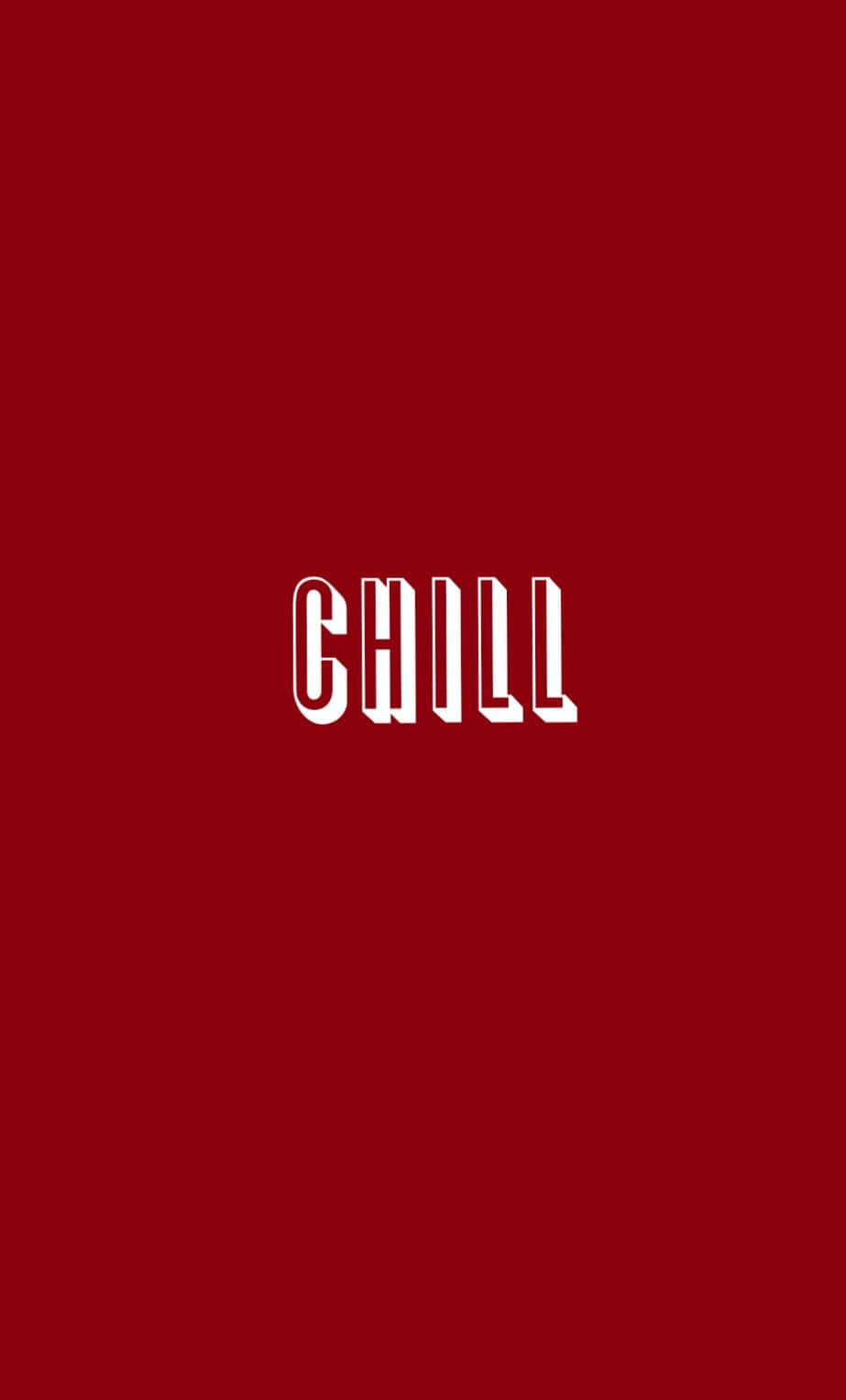 Chill Rooi Estetiese Muurpapier