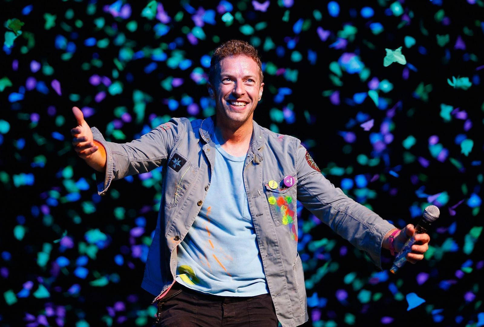 Chris Martin in Auckland Muurpapier
