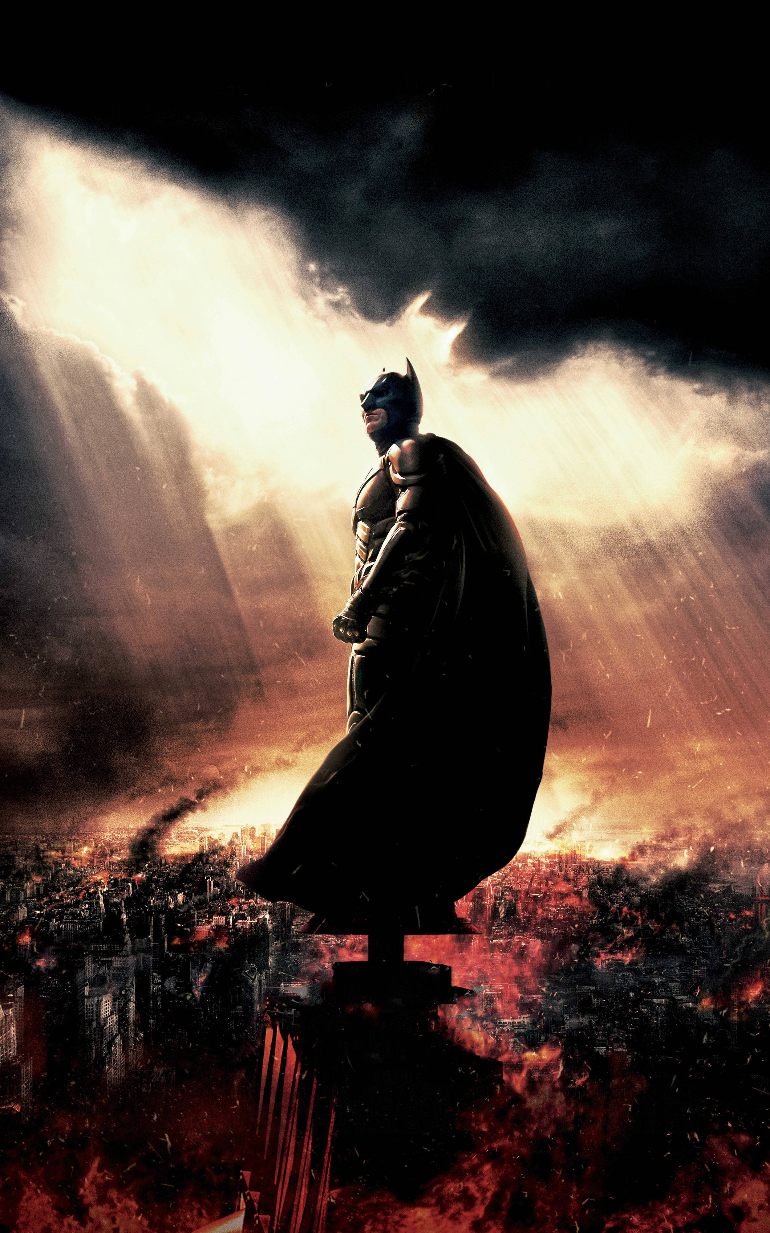 Christian Bale as Batman in The Dark Knight Muurpapier