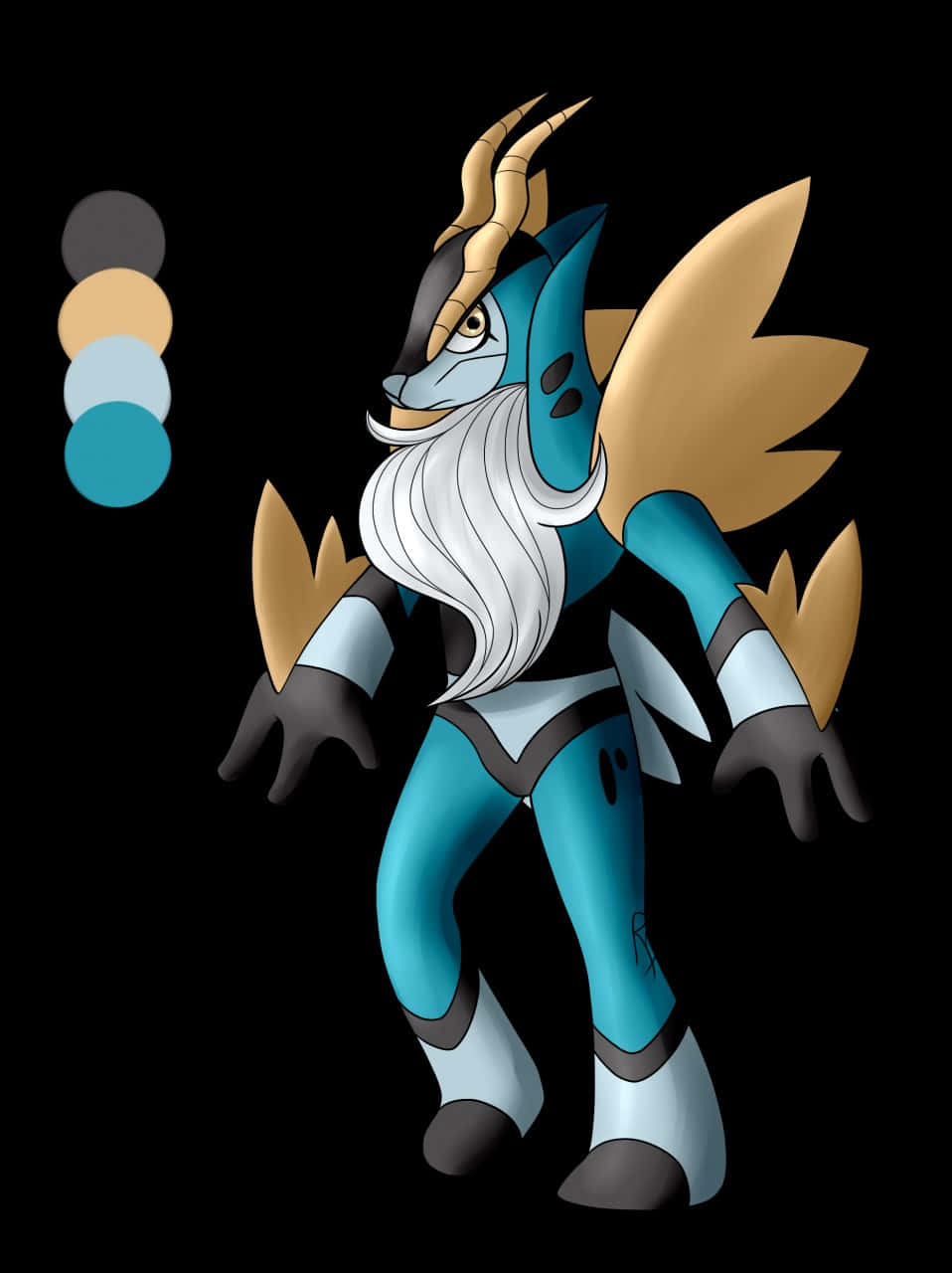 Cobalion met bene Muurpapier
