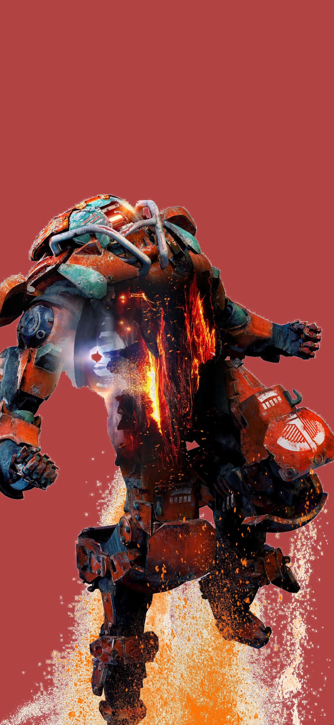 Colossus Vlieg Op Pixel 3 Anthem Agtergrond Muurpapier