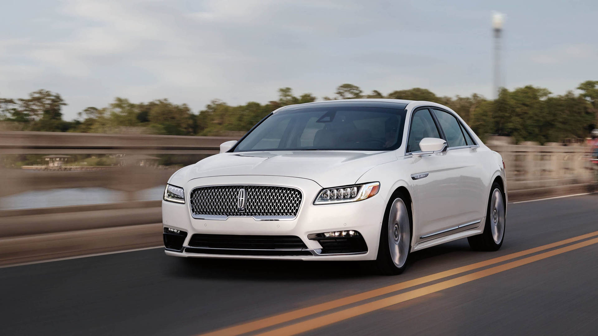 Continental Lincoln Motor Aksie Fotografie — Koel motors Muurpapier