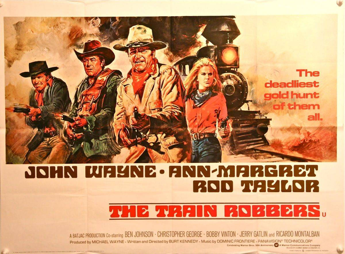 Country Western Die Treinrowers Muurpapier