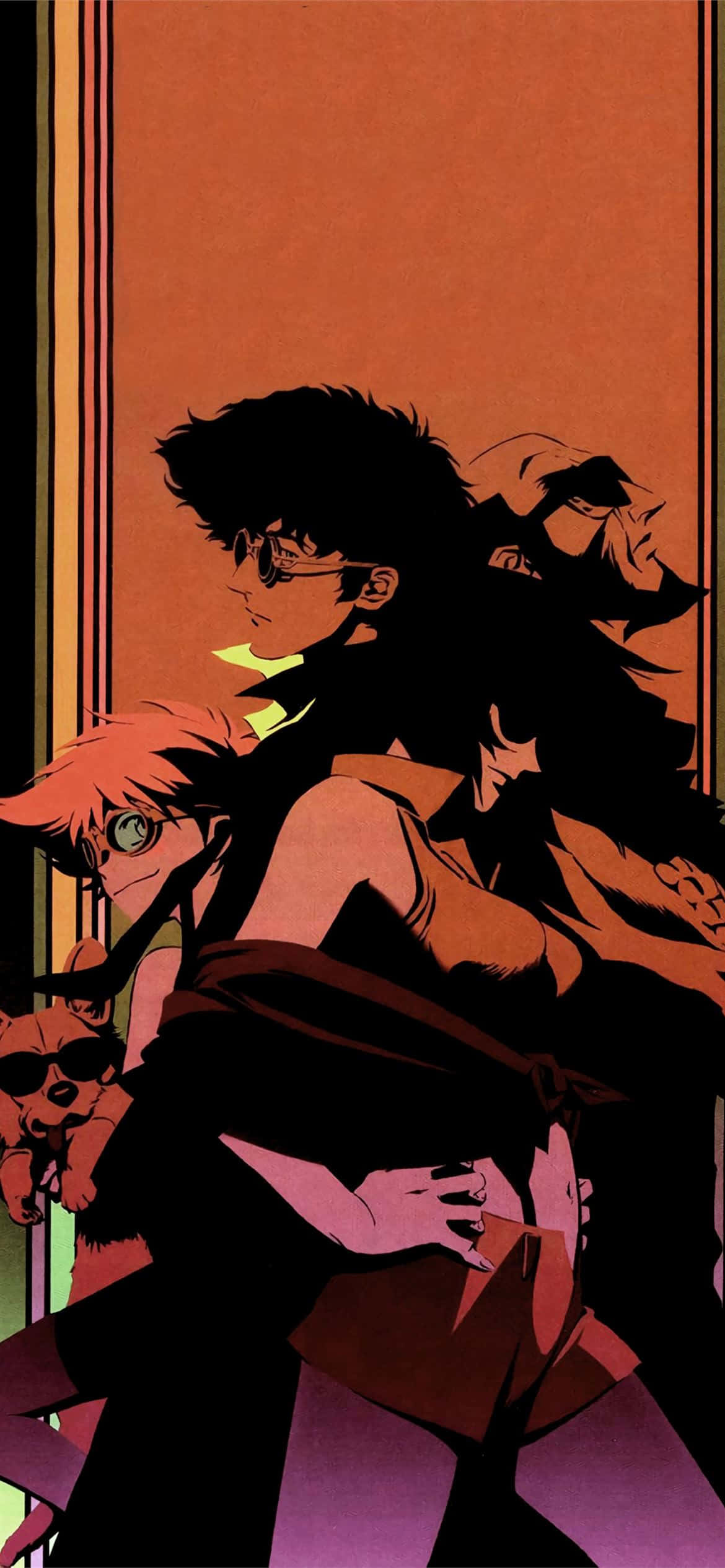 Cowboy Bebop - Die Ruimteskip Bebop, Wat Opstyg in die Onbekende Muurpapier