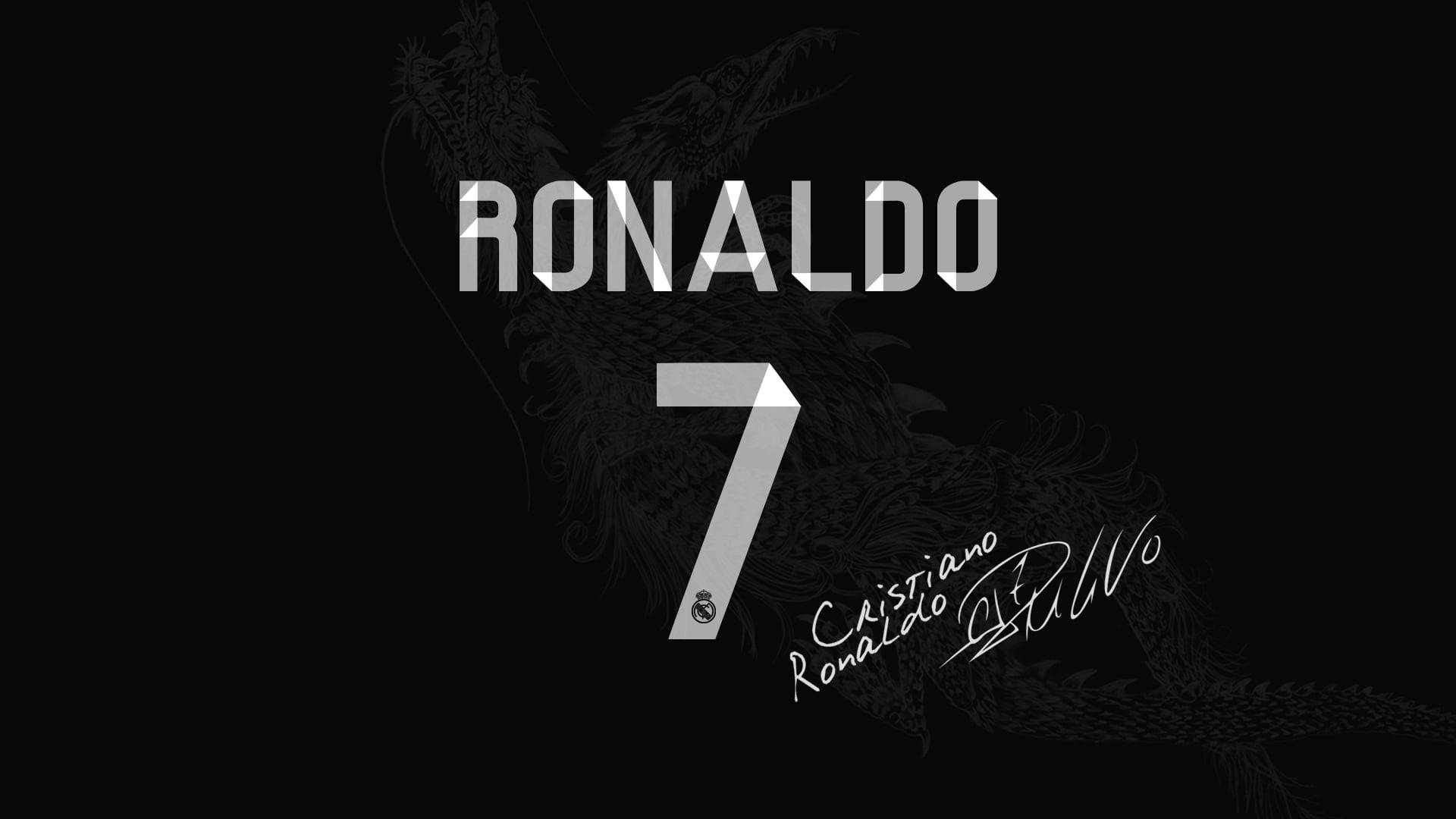 CR7 HD Van, Nommer, Handtekening Muurpapier