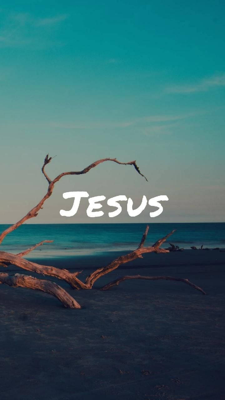 Creations Jesus Foongids Muurpapier