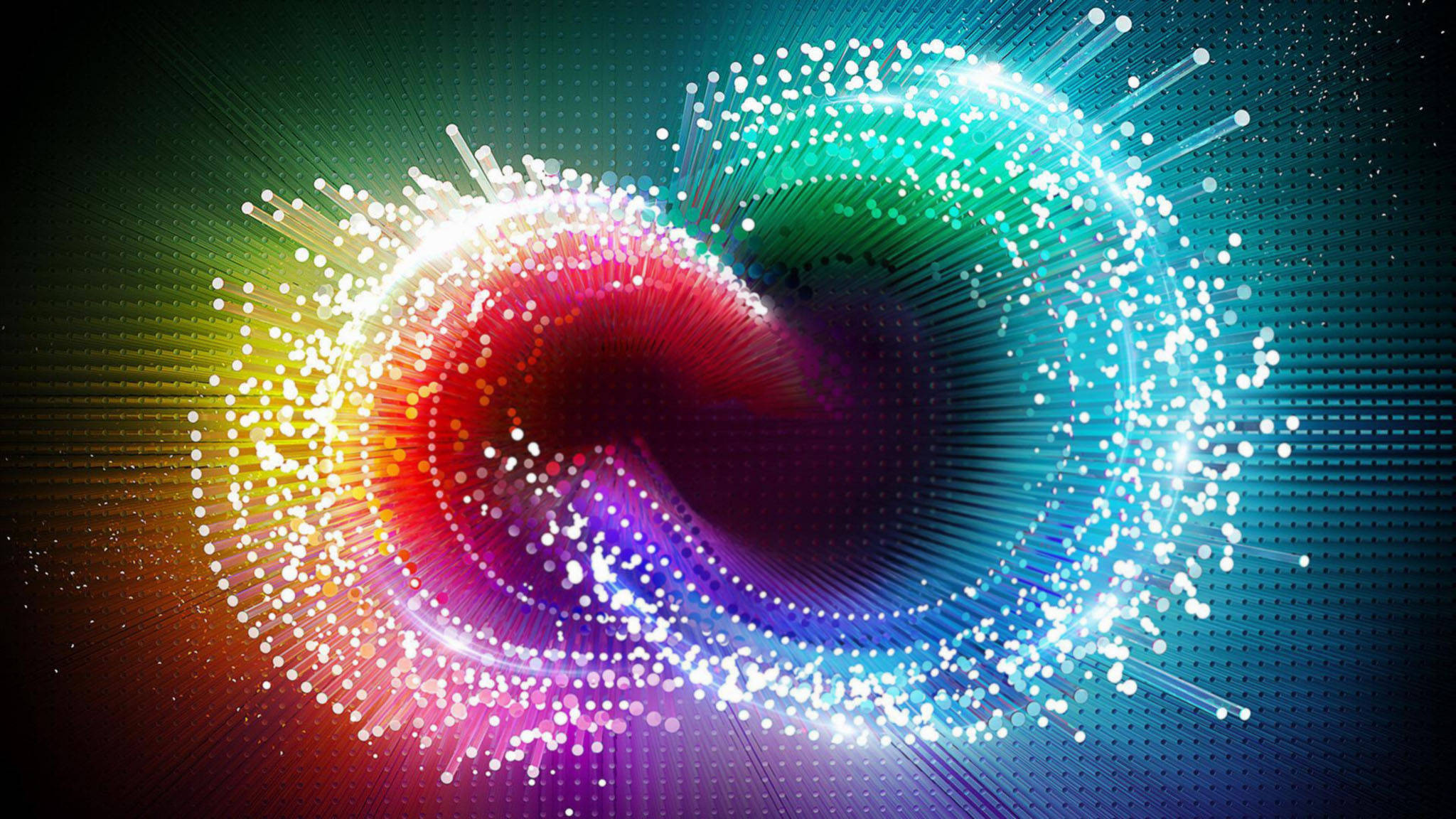 Creative Cloud Koel Patroon Muurpapier