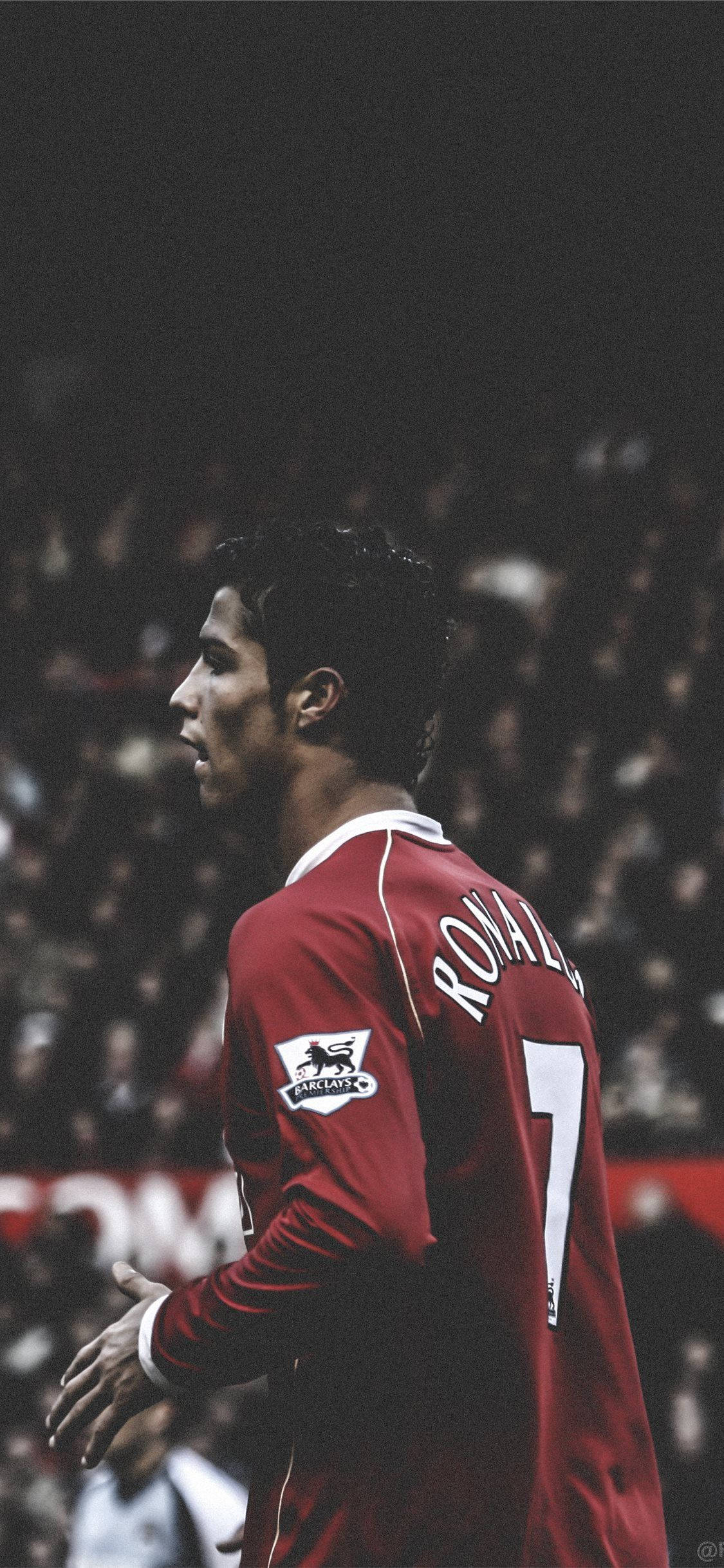 Cristiano Ronaldo Manchester United iPhone Muurpapier
