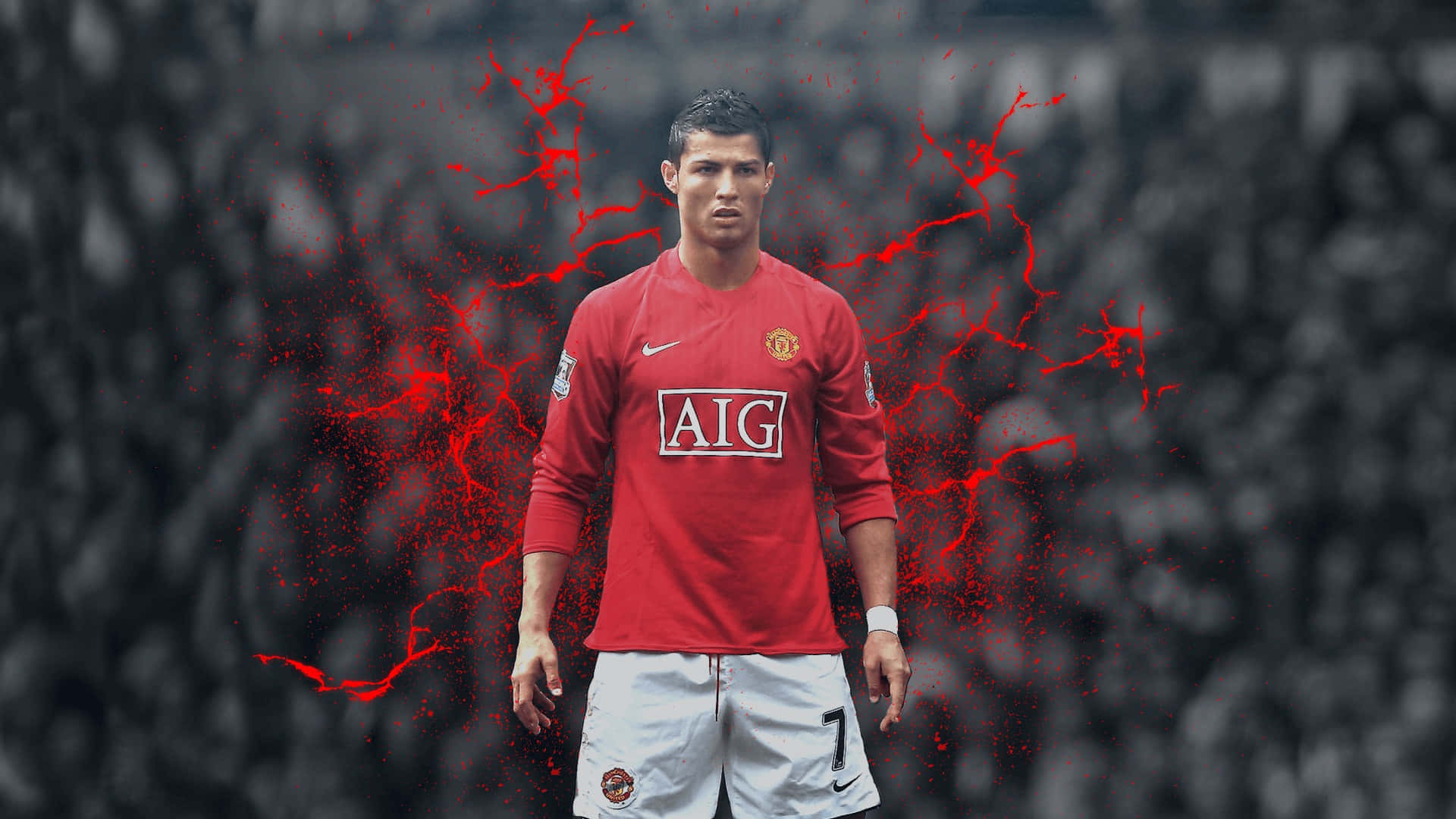 Cristiano Ronaldo 1920 x 1080 agtergrond Muurpapier