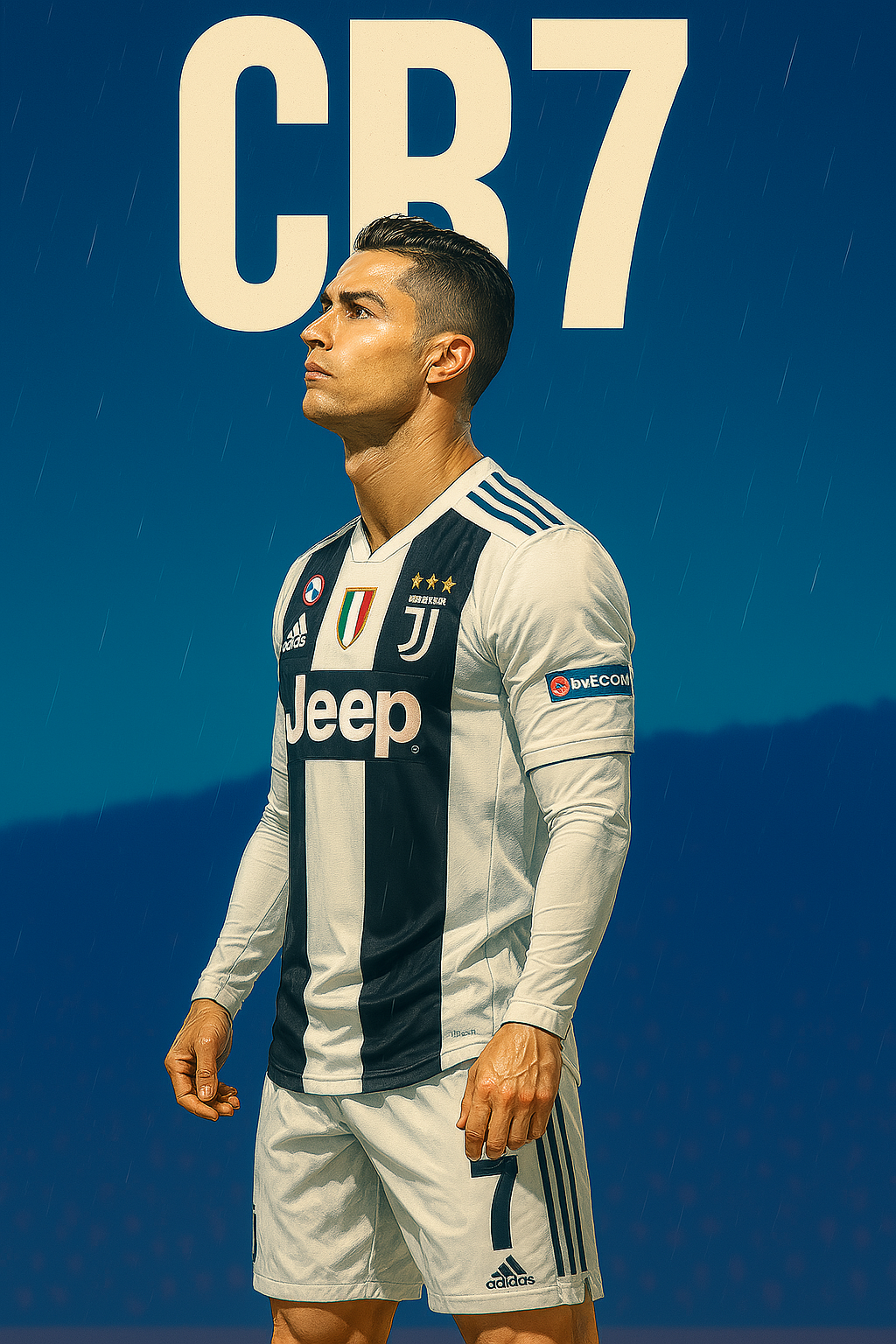 Cristiano Ronaldo CR7 Juventus 4K Muurpapier