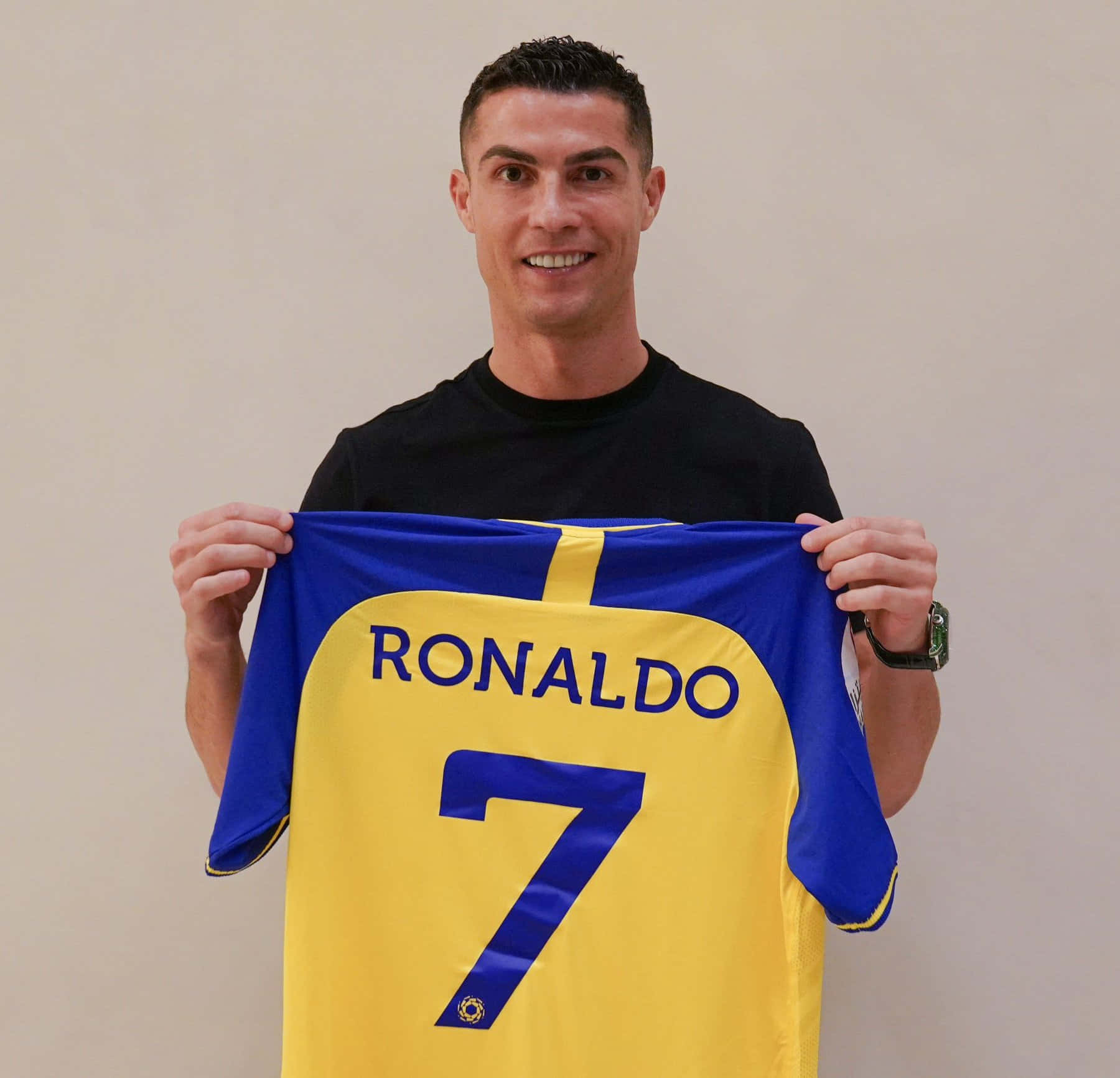 "Cristiano Ronaldo - Kampioen in Aksie" Muurpapier
