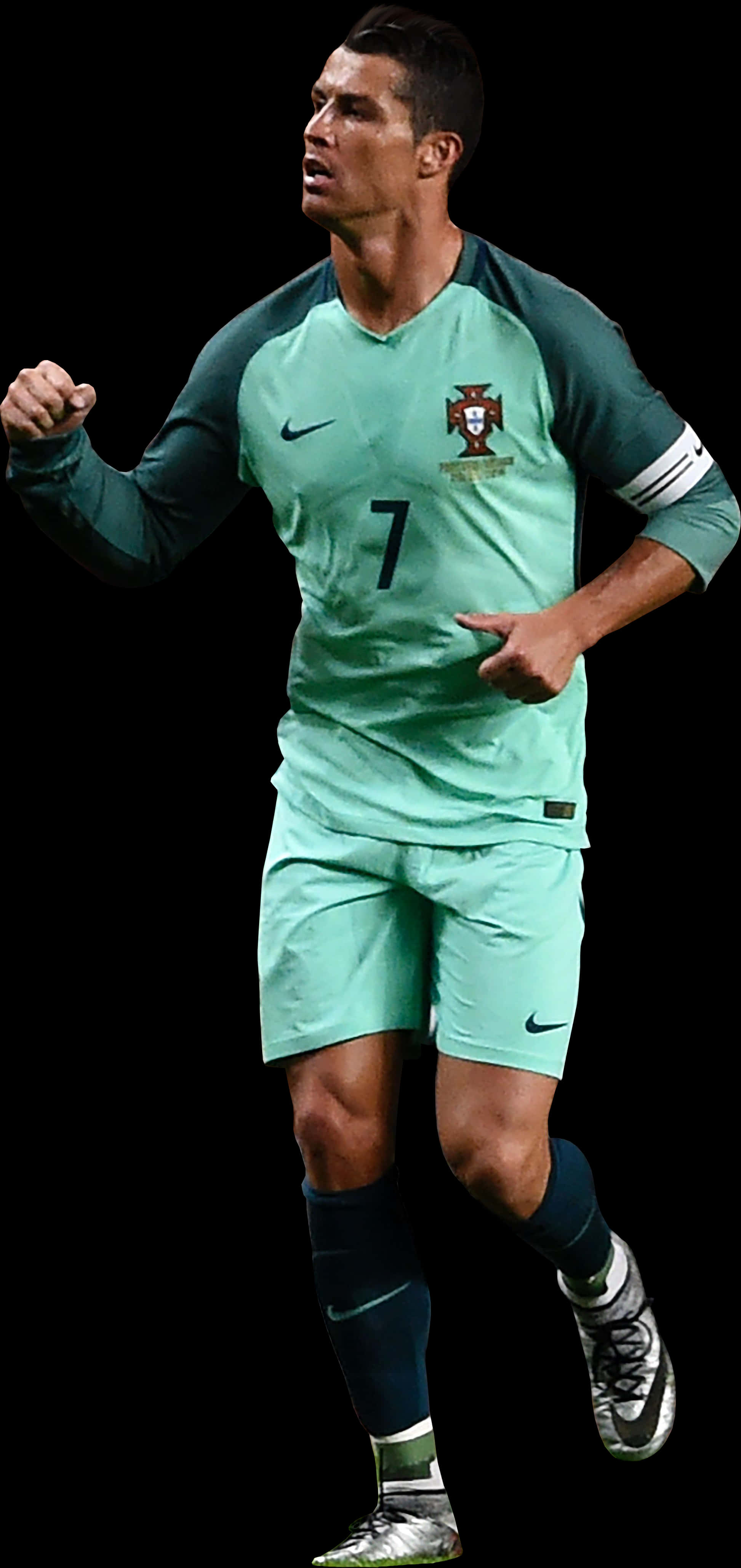 Cristiano Ronaldo Portugal Kit Feesviering Muurpapier