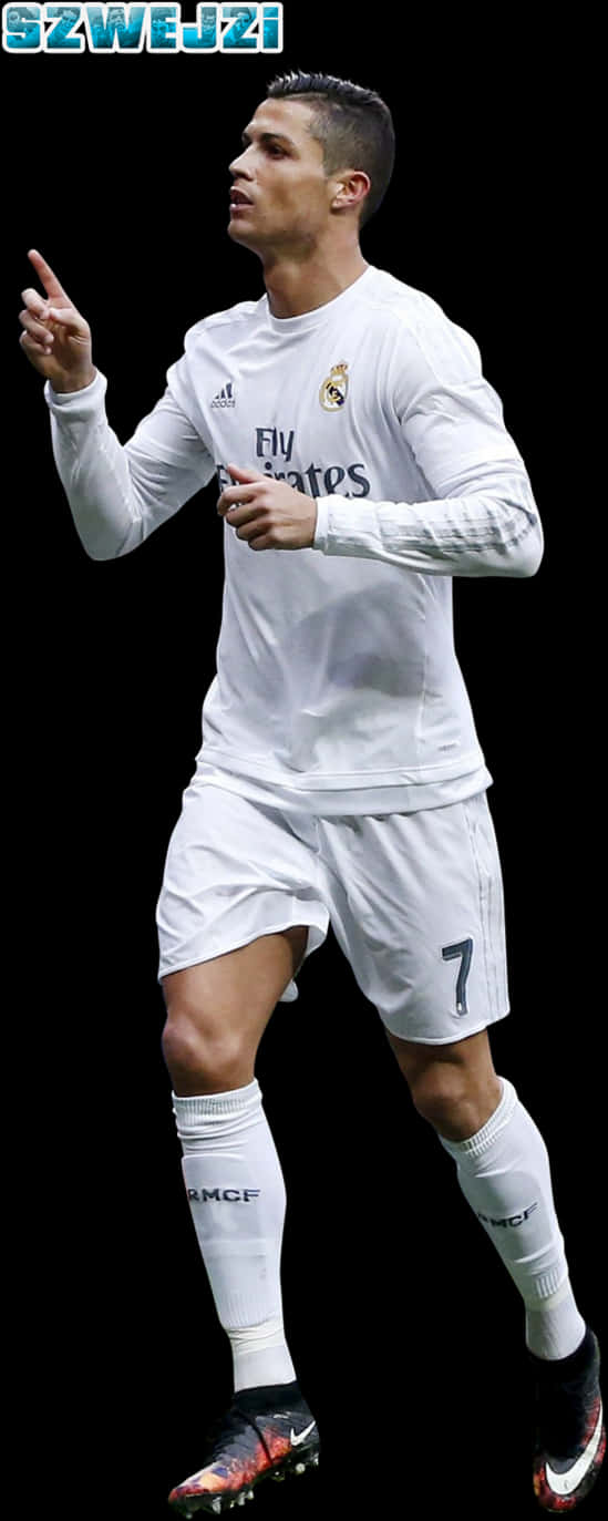Cristiano Ronaldo Real Madrid Aksiepous Muurpapier
