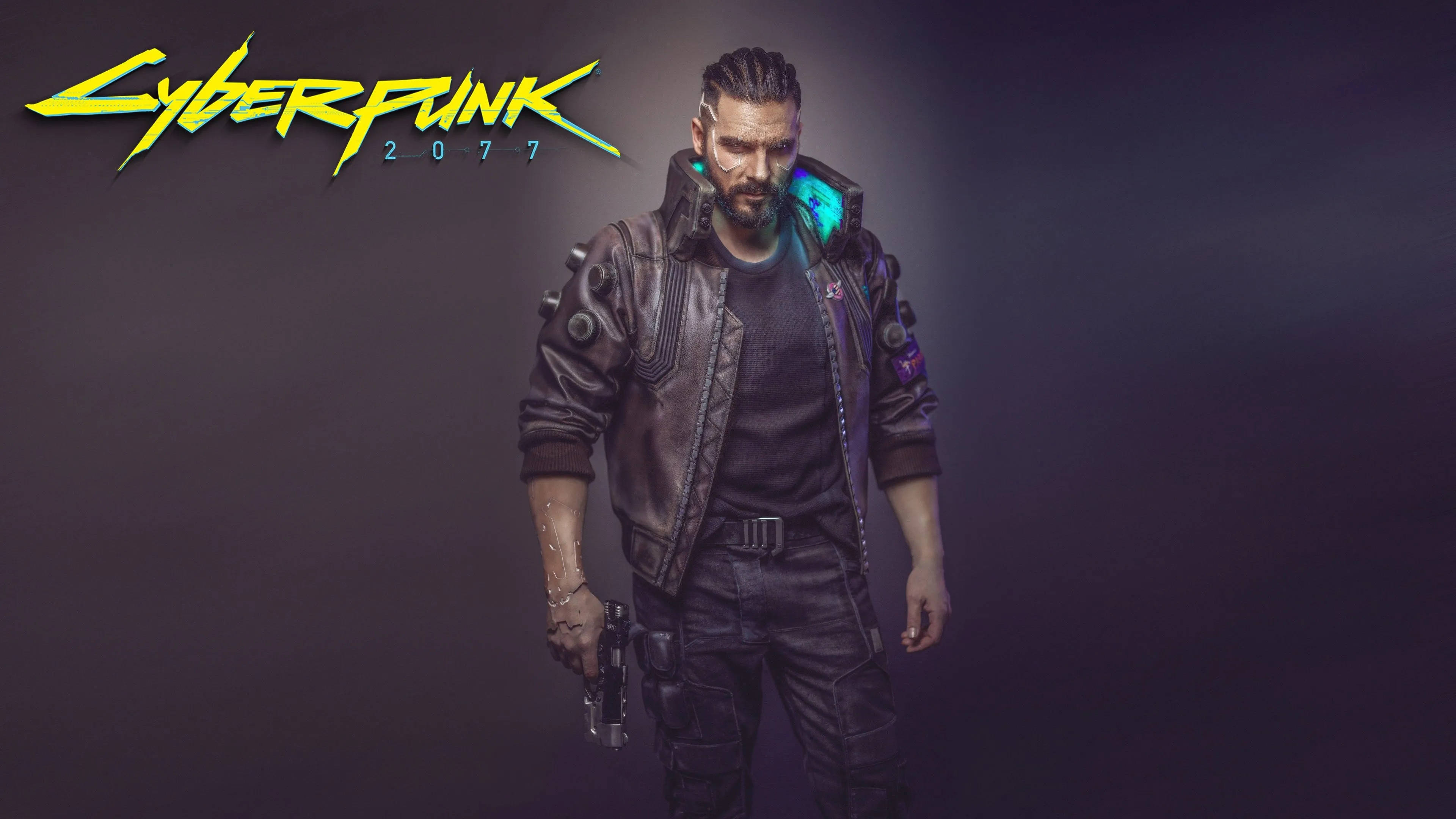 Cyberpunk Protagonis 8K Speletjies Muurpapier