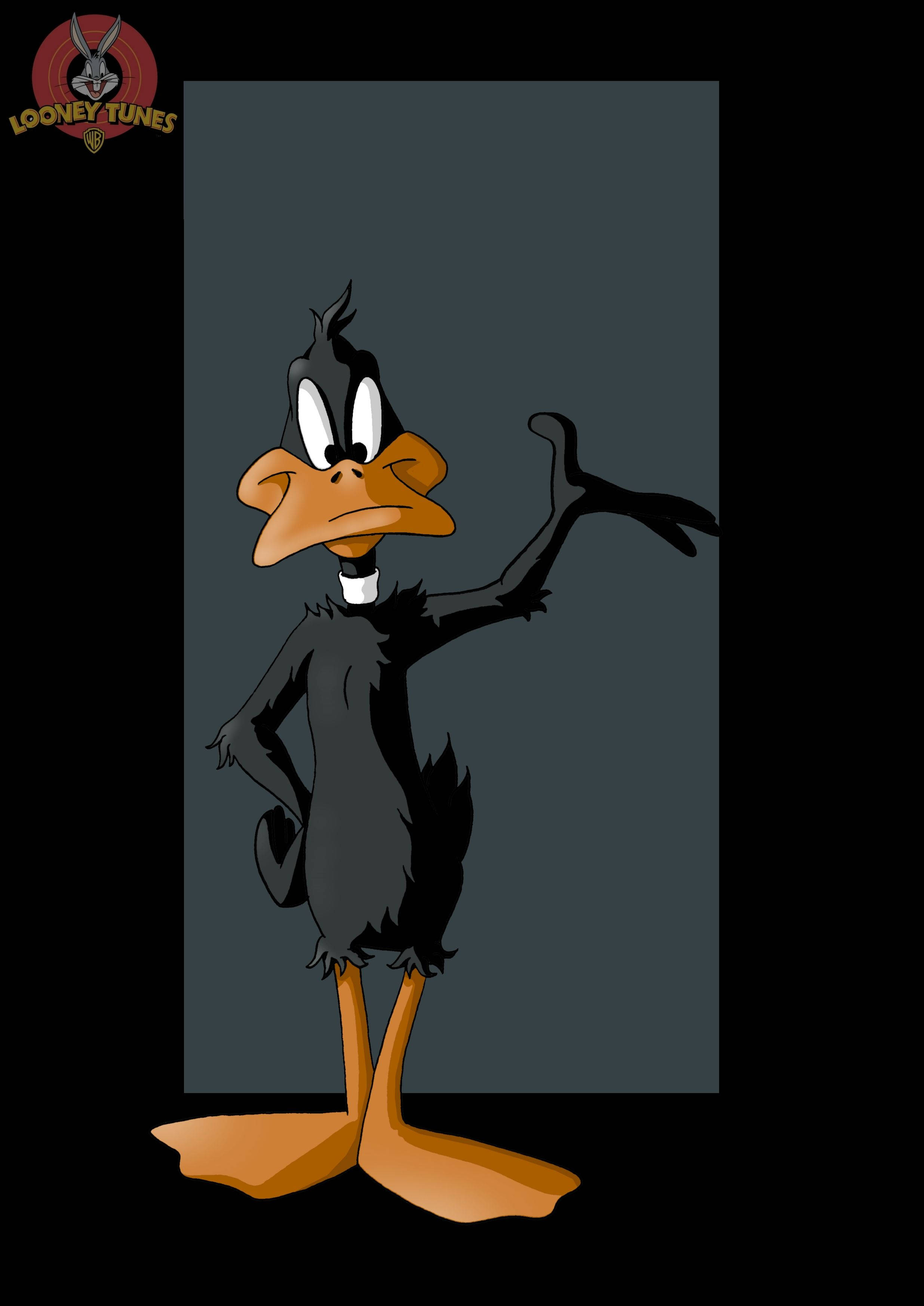Daffy Duck Digitale Grafiese Plakkaat Muurpapier