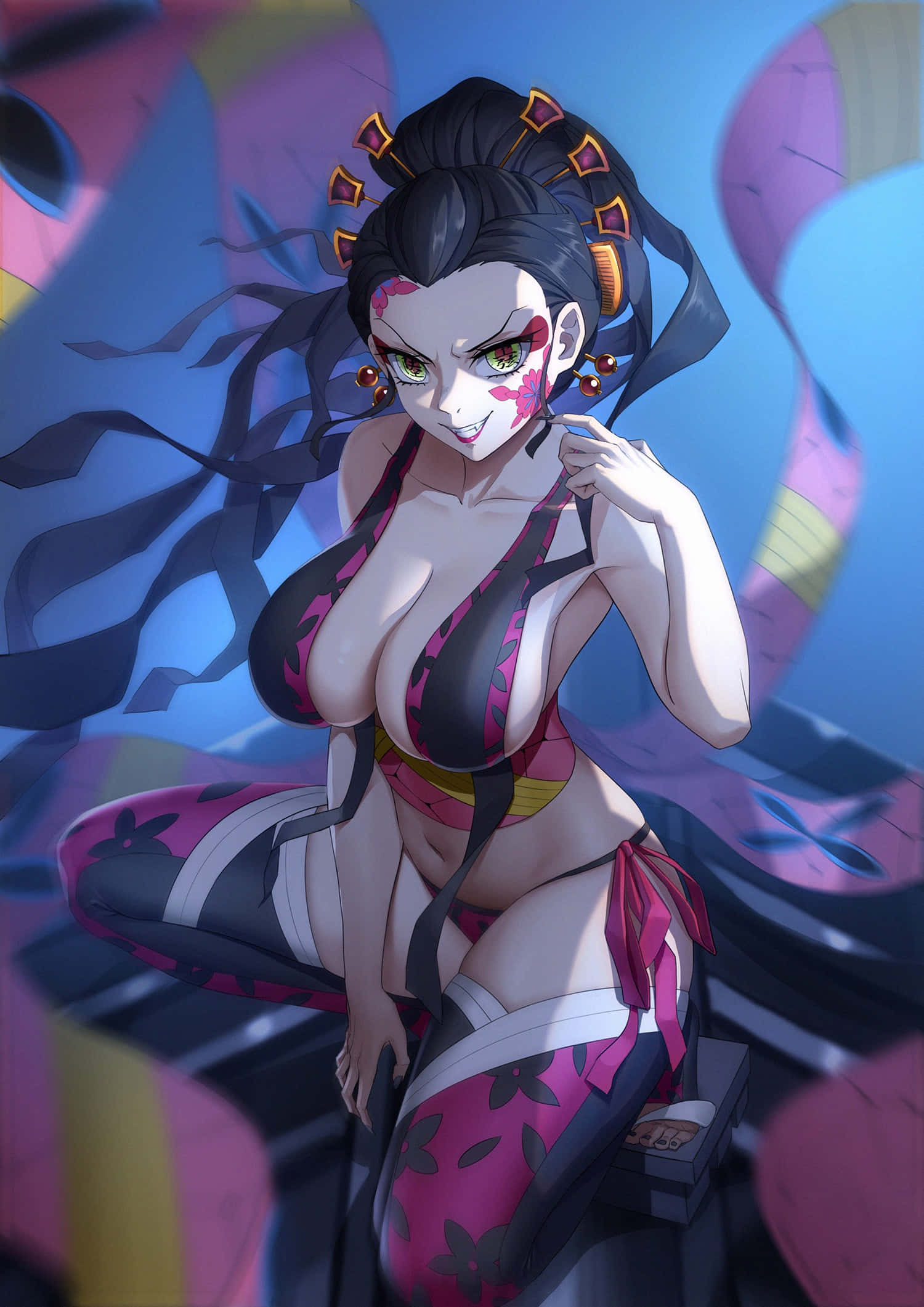 Daki 4K Demon Slayer Muurpapier