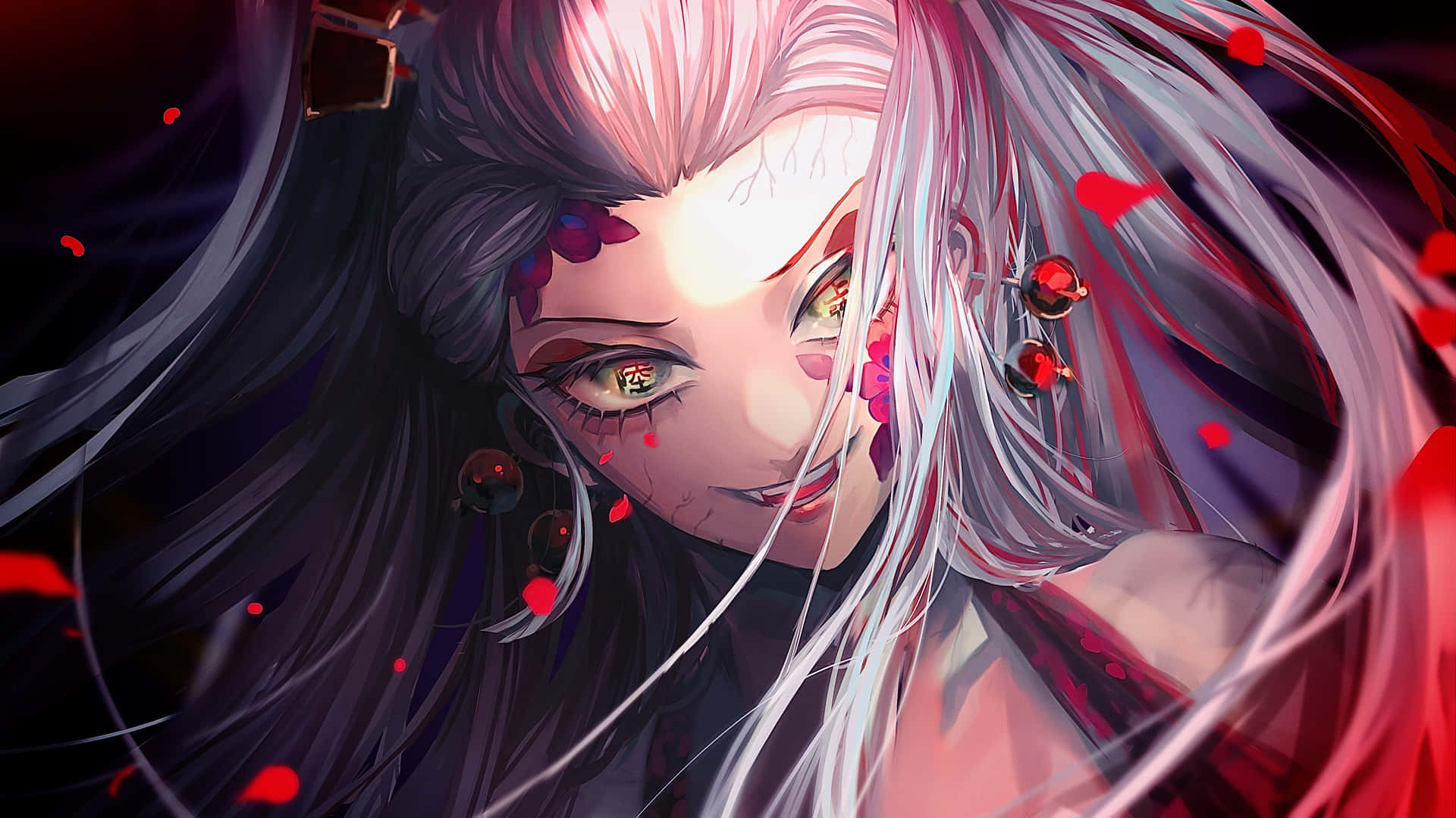 Daki Demon Slayer — Demon slayer 4K GIF Muurpapier