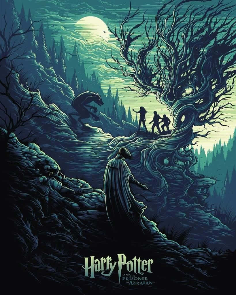 Daniel Radcliffe speel in Harry Potter En Die Gevangene Van Azkaban Muurpapier