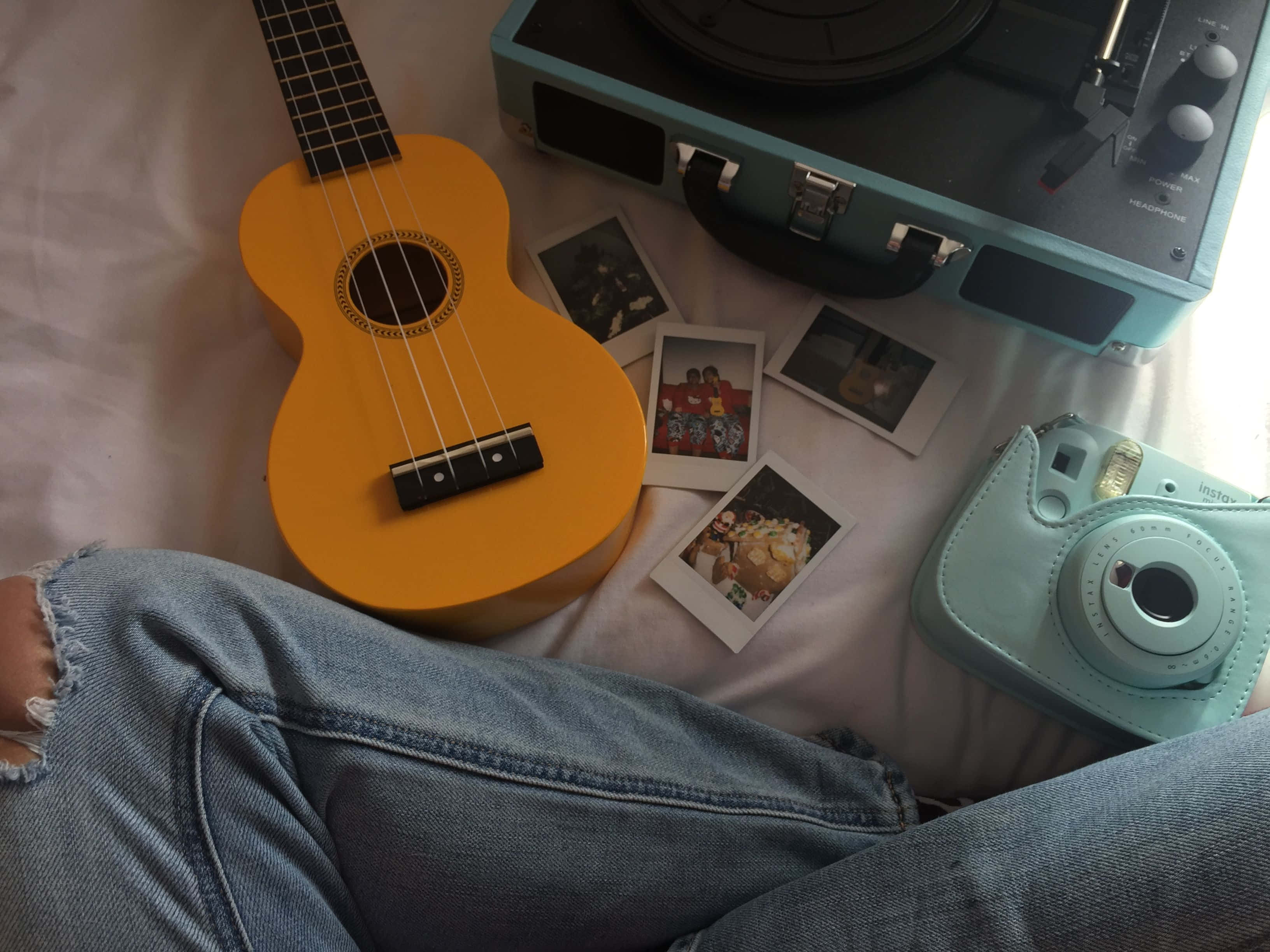 Dans met die maat van die musiek. Muurpapier
