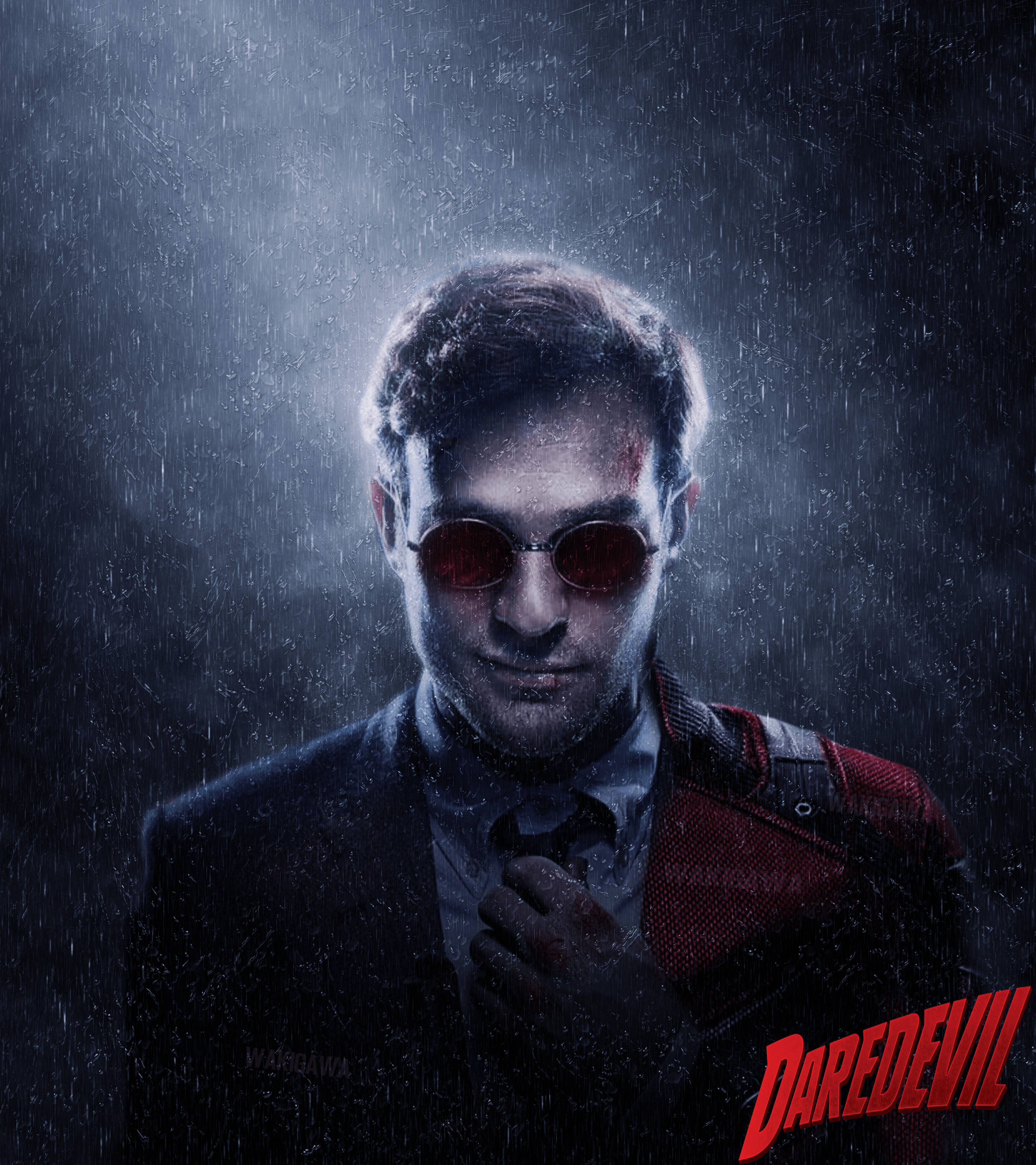 Daredevil Charlie Cox Smiling Muurpapier
