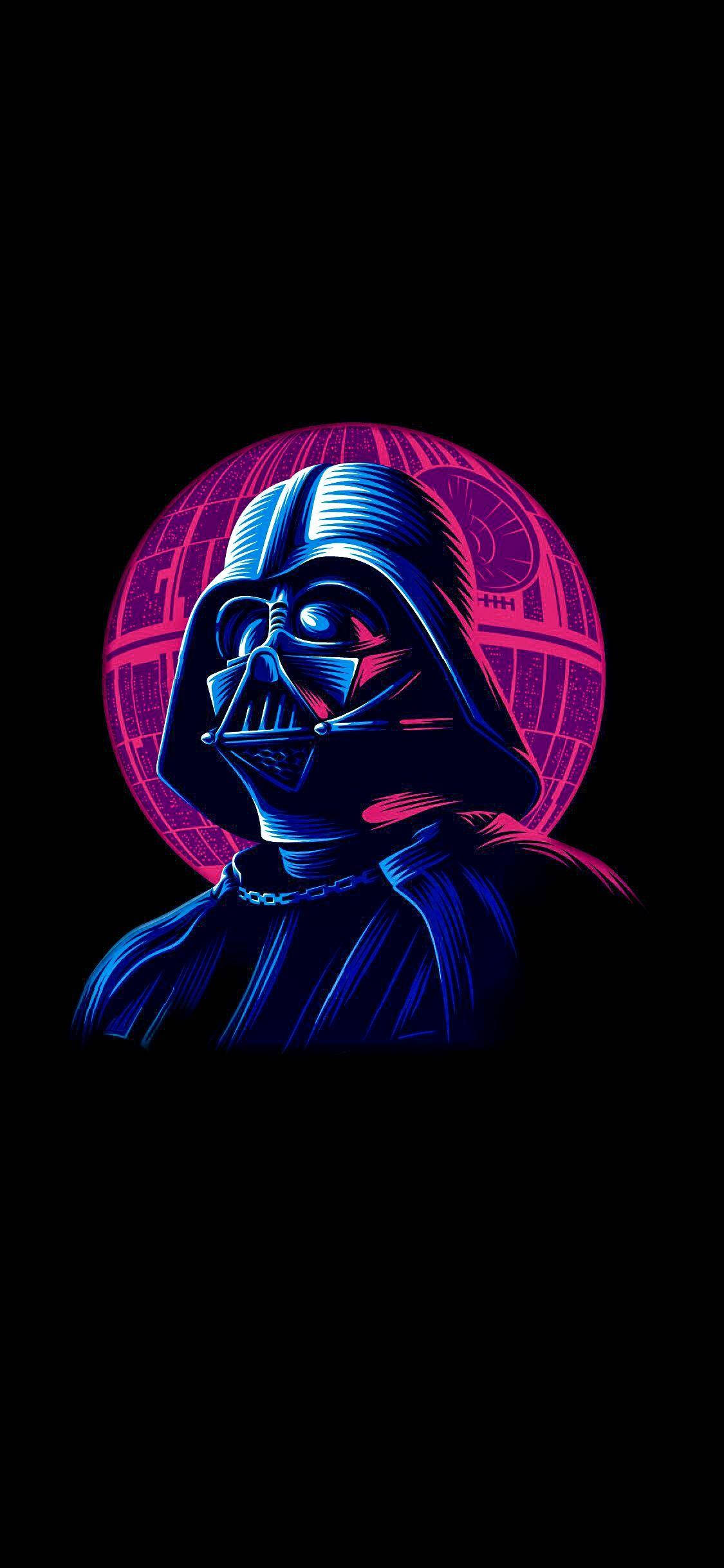 Darthwave Star Wars 4K iPhone Muurpapier