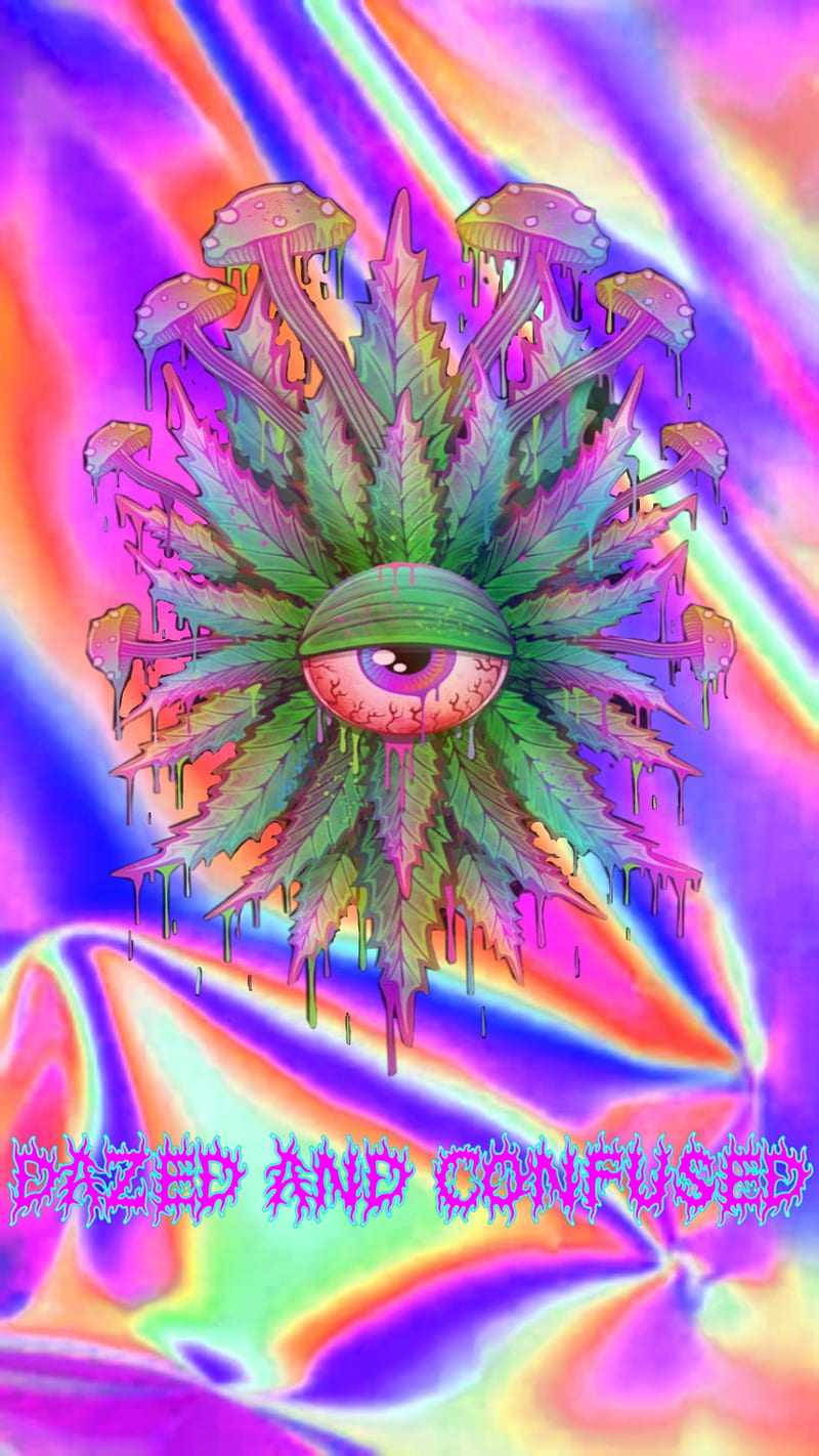 Dazed And Confused Trippy Estetika Muurpapier