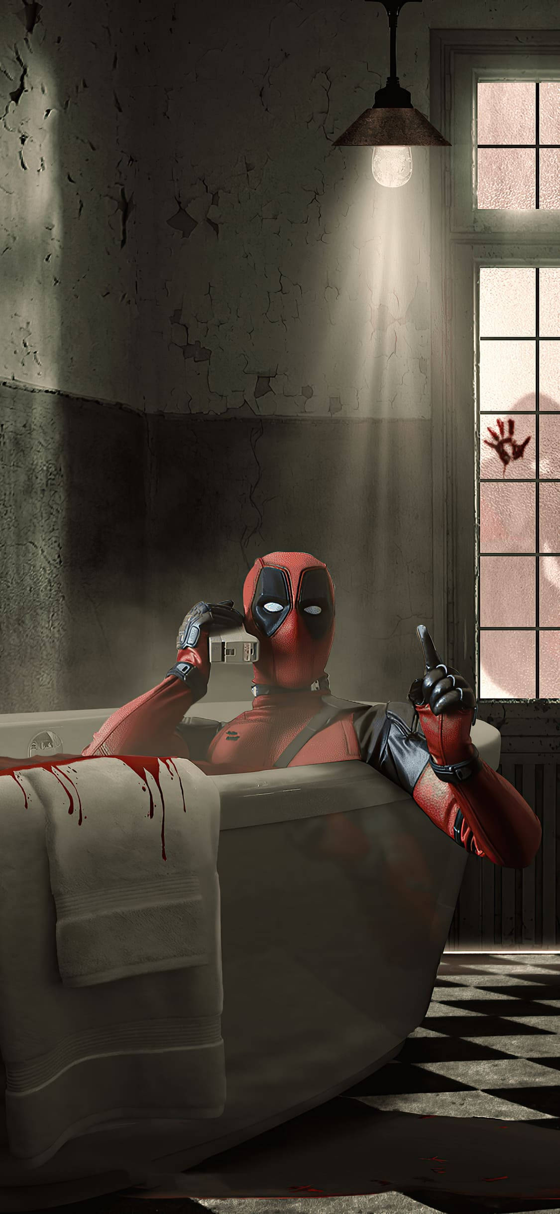 Dead Pool iPhone 11 Muurpapier