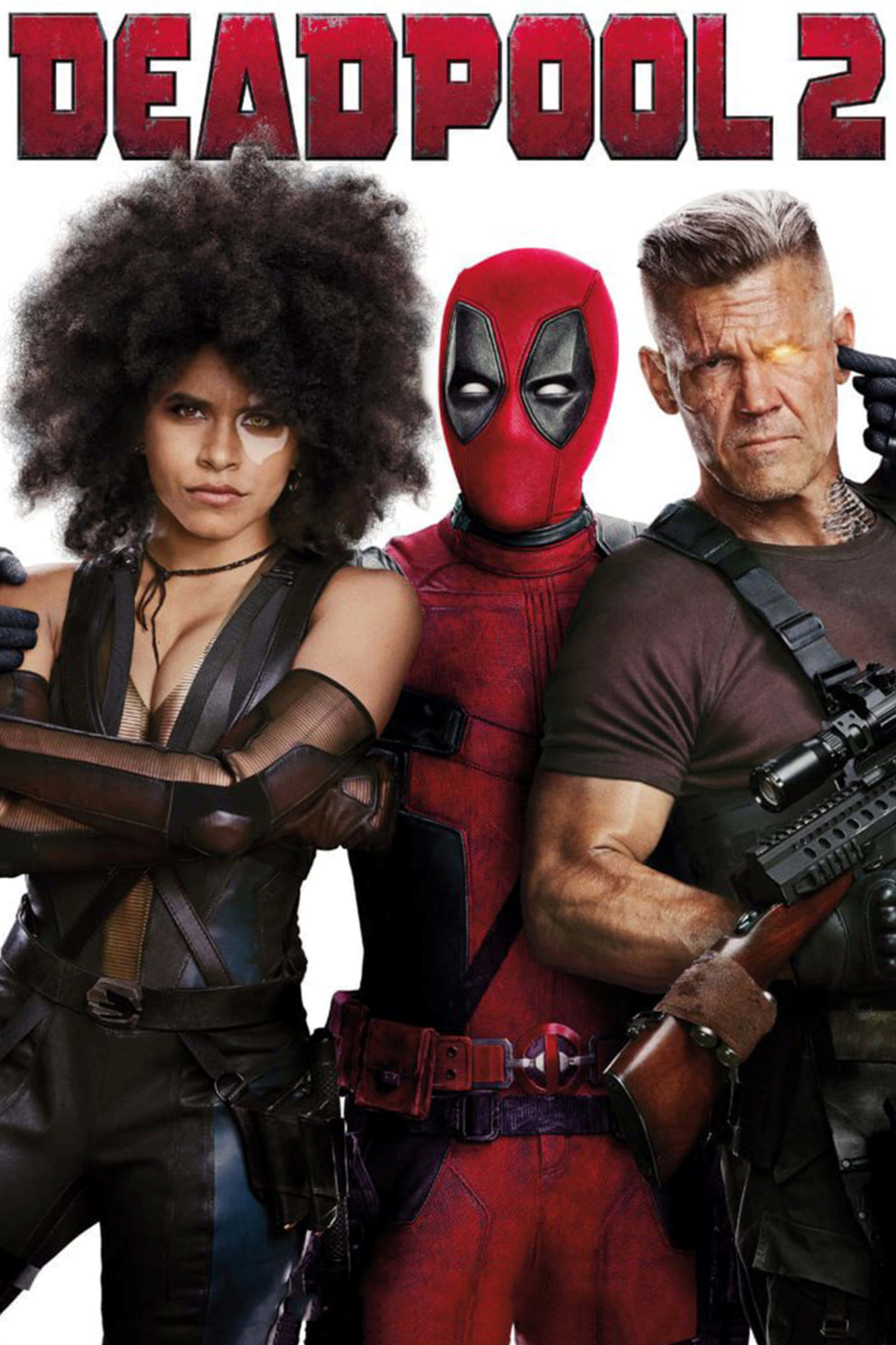 Deadpool 2 - Bek met 'n Mond in Aksie Muurpapier