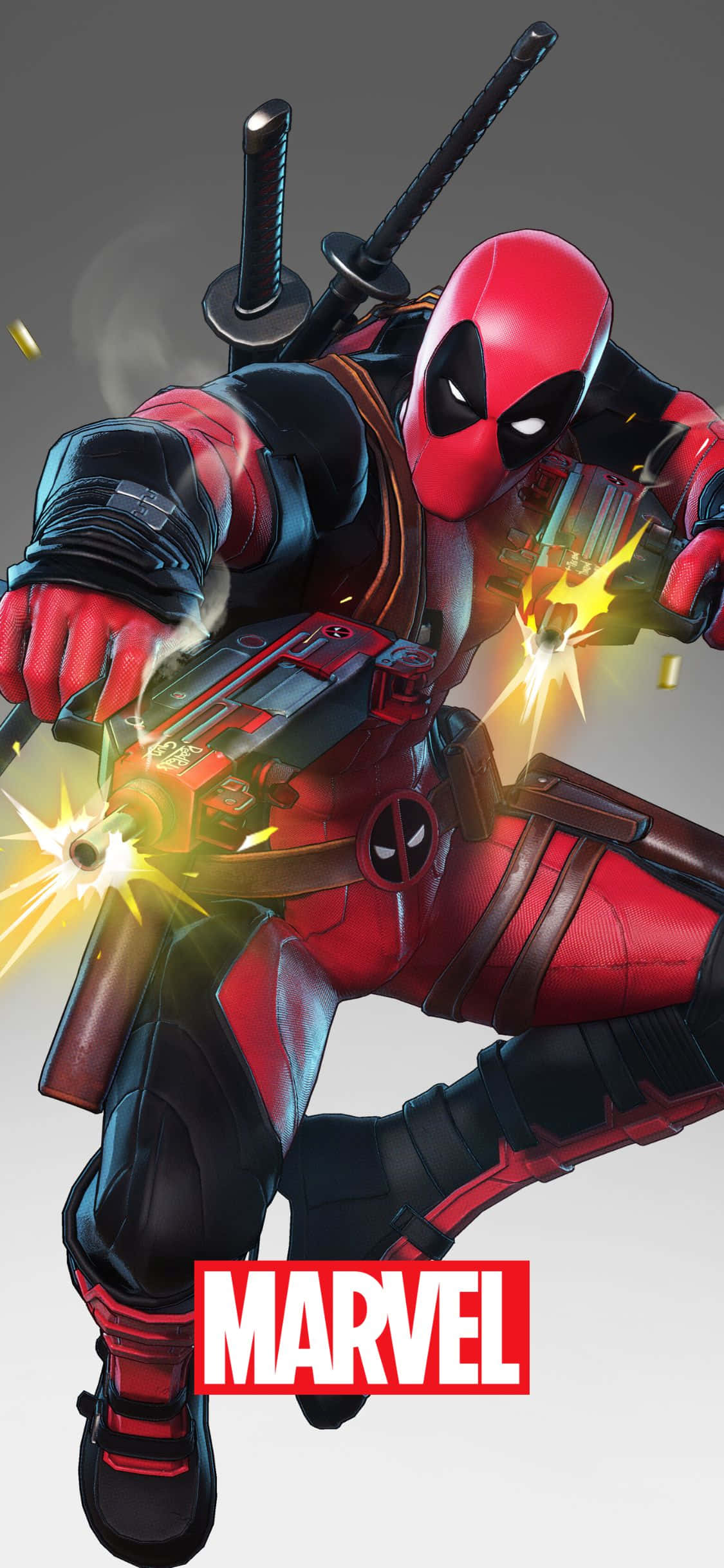 Deadpool iPhone XS Marvel Agtergrond Muurpapier