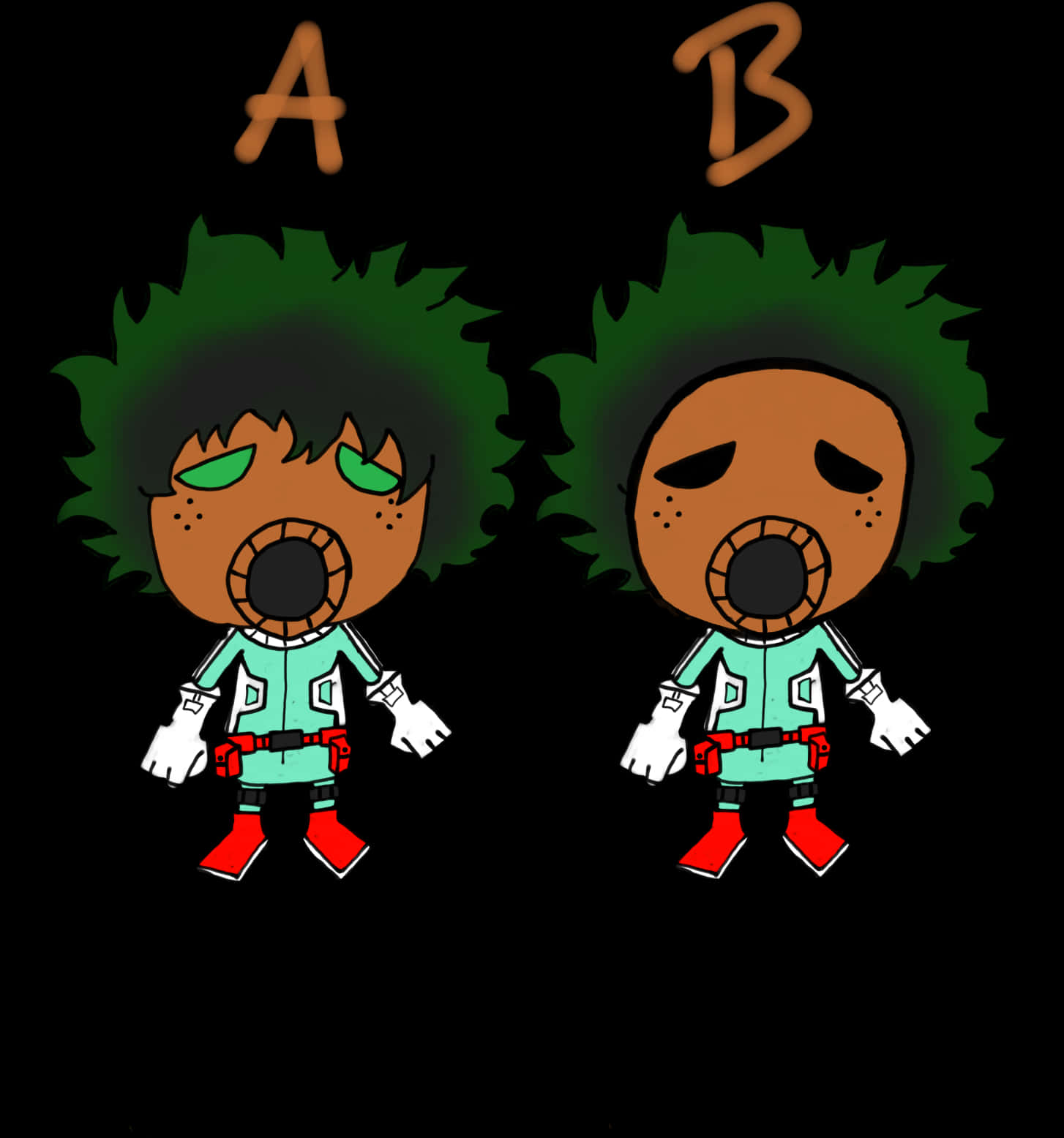 Deku Soek die Verskil Muurpapier