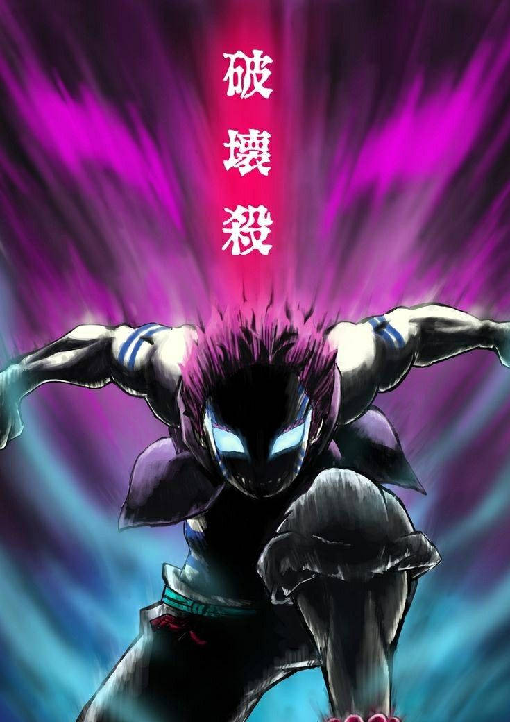 Demon Slayer Akaza Bloeddemonkuns Muurpapier