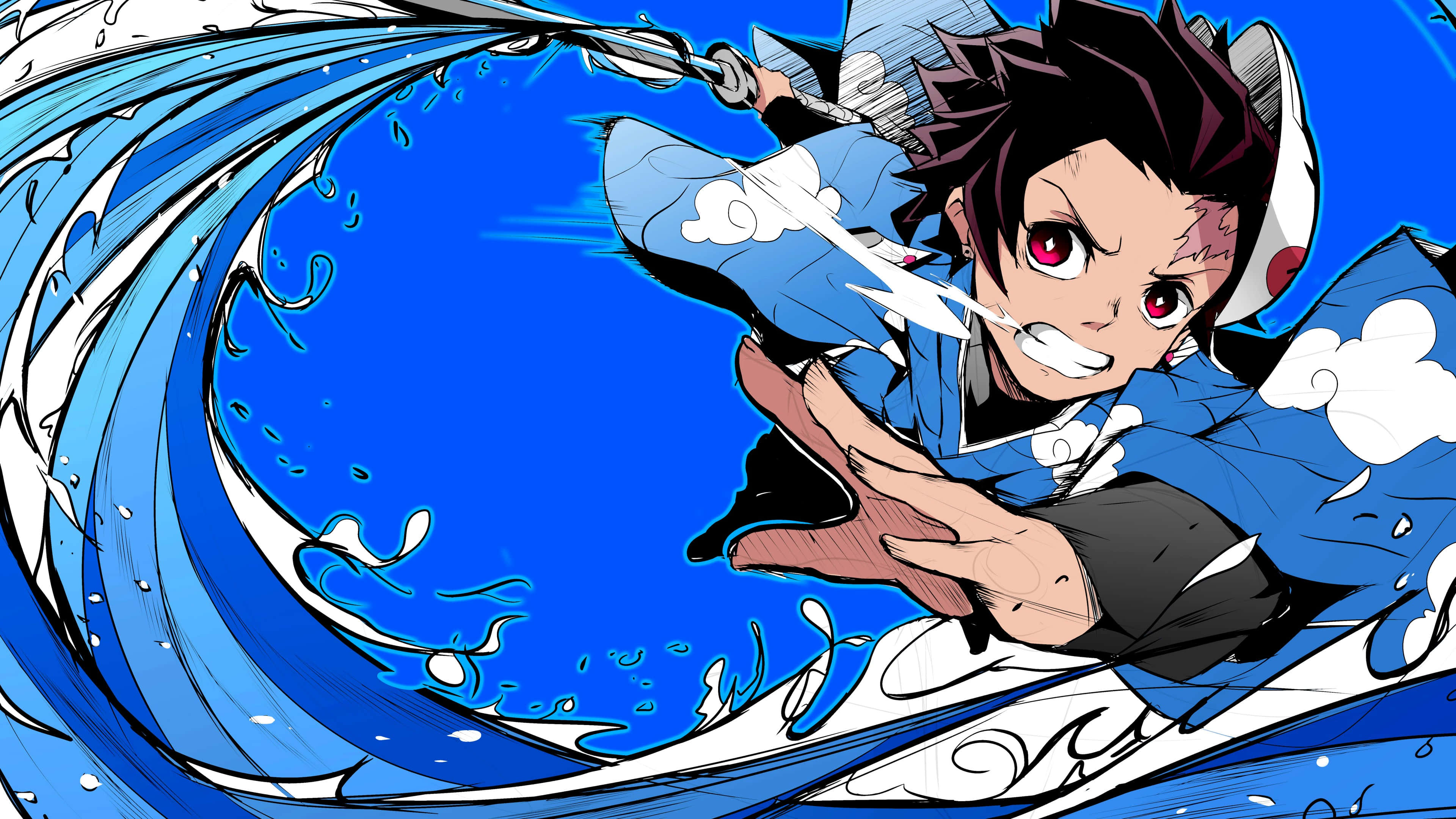“Demon Slayer – Die Beskerming van die Mensdom teen Bose” Muurpapier