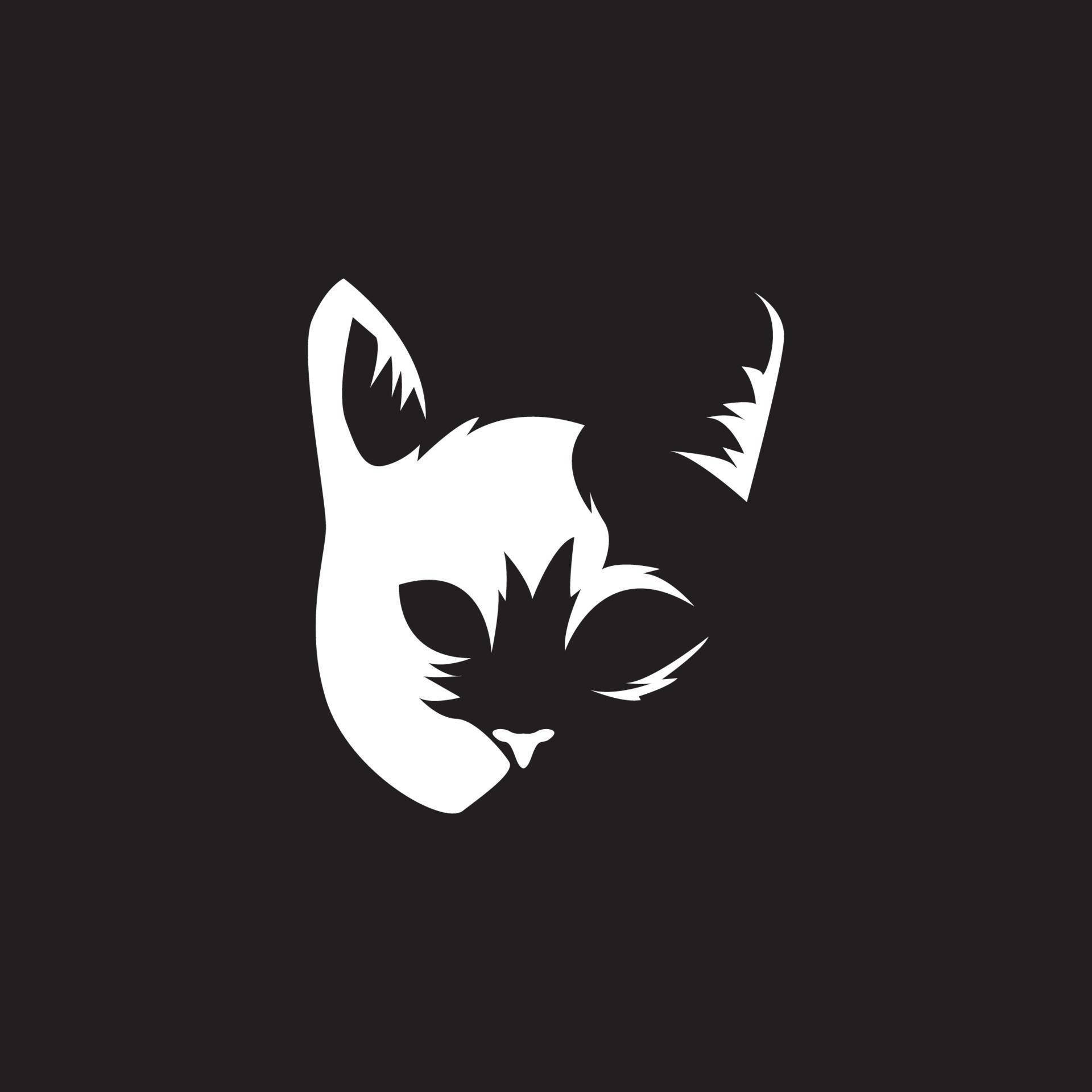 Demon Slayer-masker Minimalisties Muurpapier