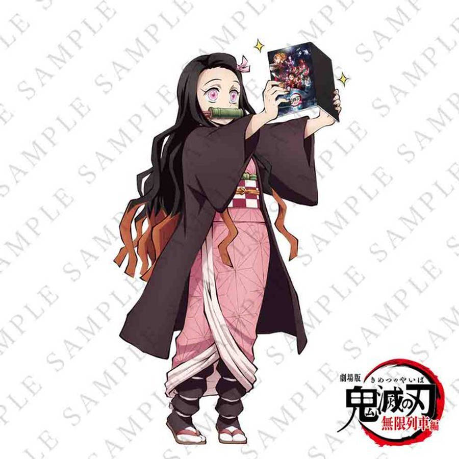 Demon Slayer Nezuko Boek Muurpapier