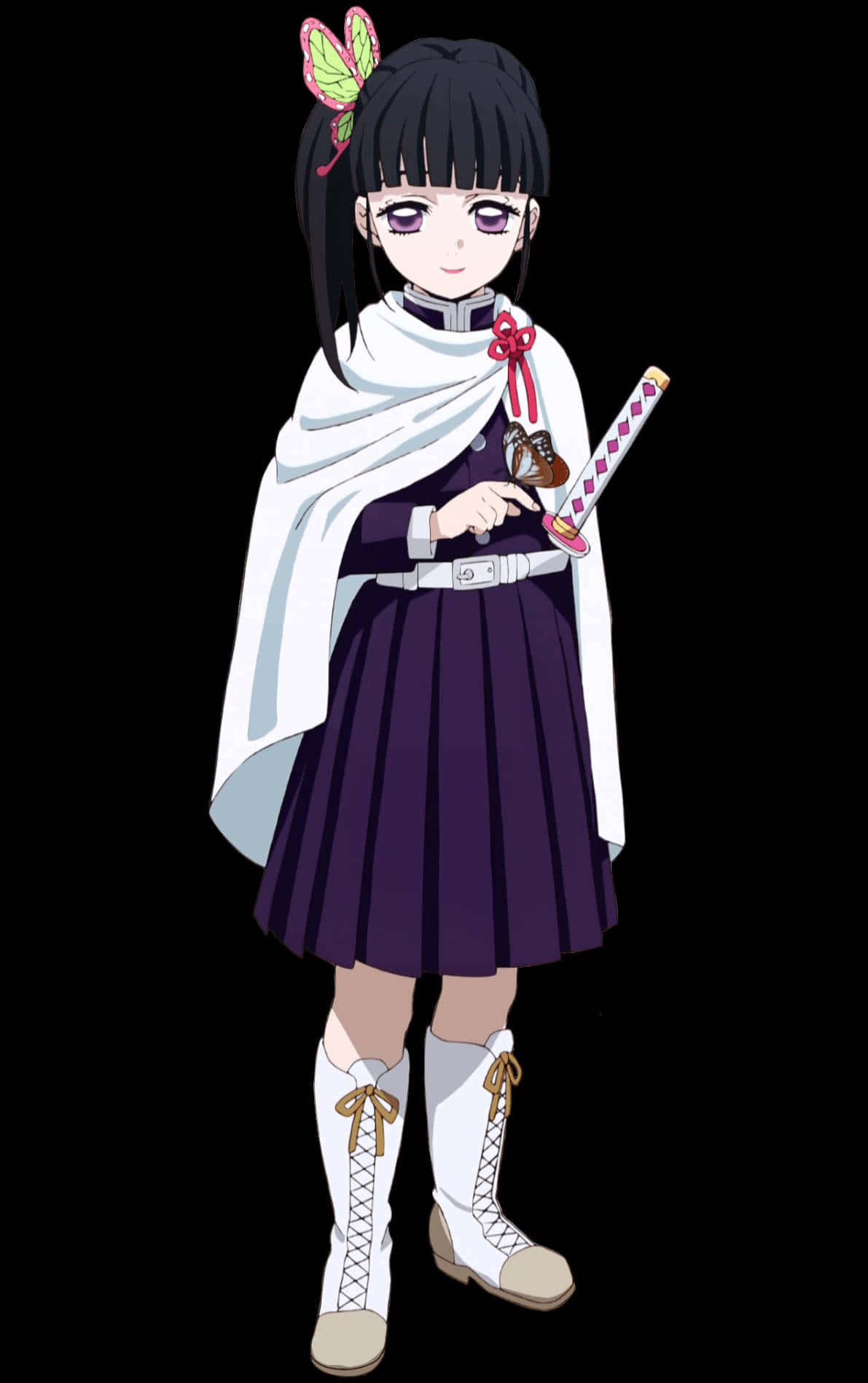 Demon Slayer Kanao soek geregtigheid Muurpapier