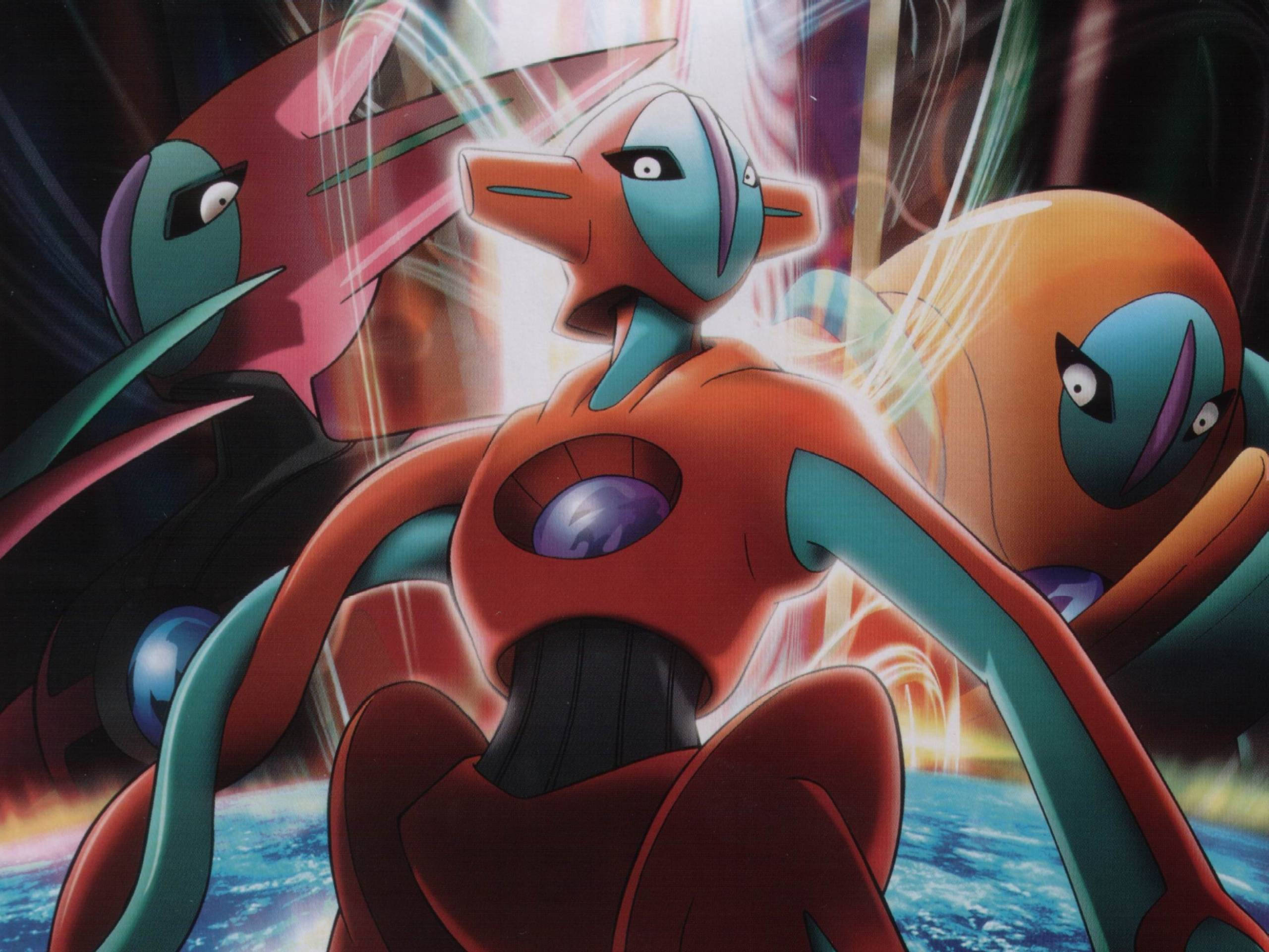 Deoxys Normale, Aanval- en Verdedigingsvorms Muurpapier